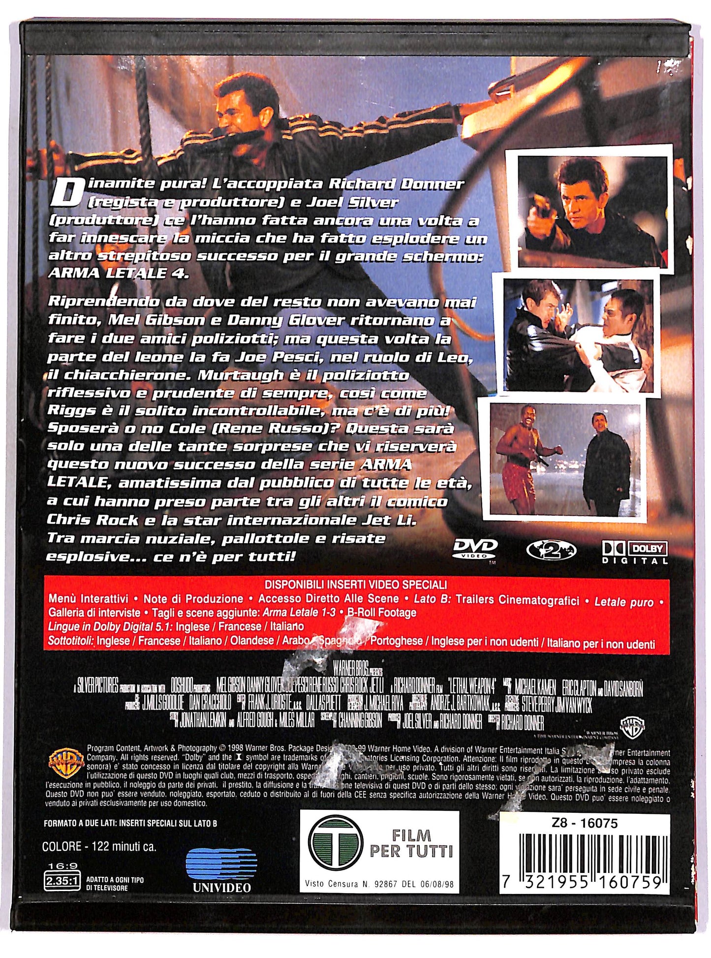 EBOND Arma Letale 4 SNAPPER DVD D671609