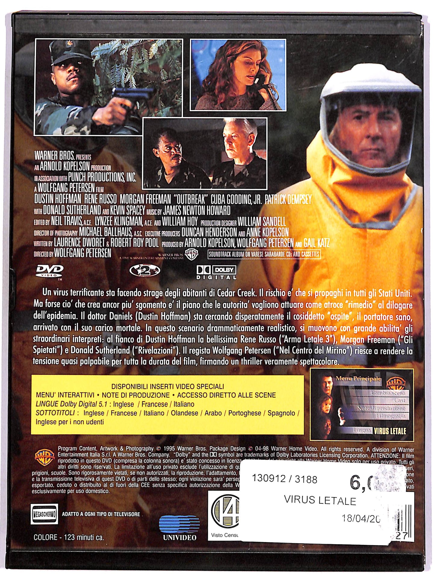 EBOND Virus letale SNAPPER DVD D671610