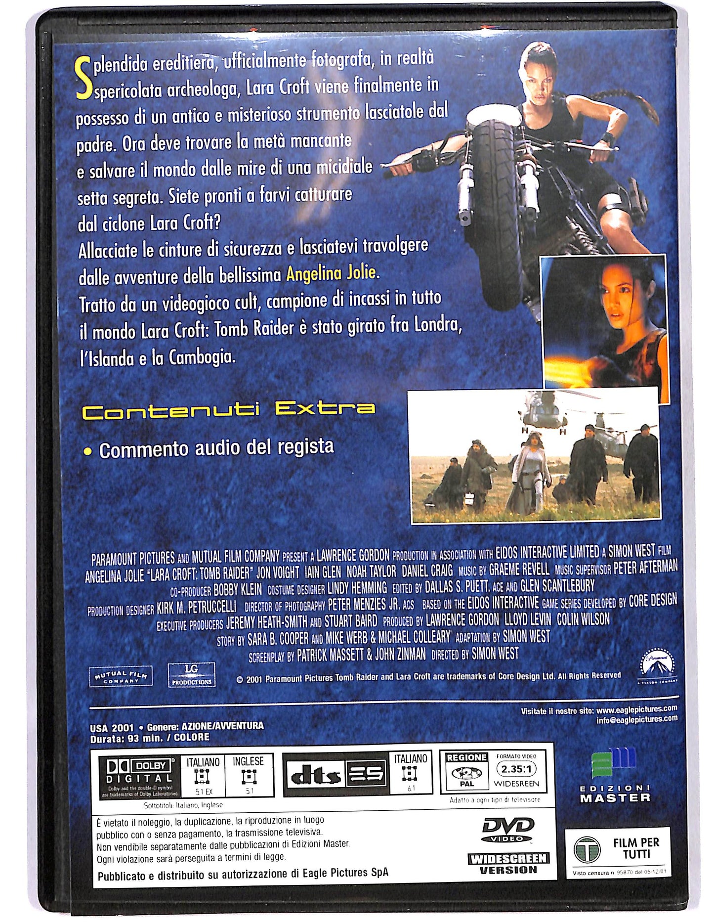 EBOND Lara Croft Tomb Raider  EDITORIALE DVD D671928