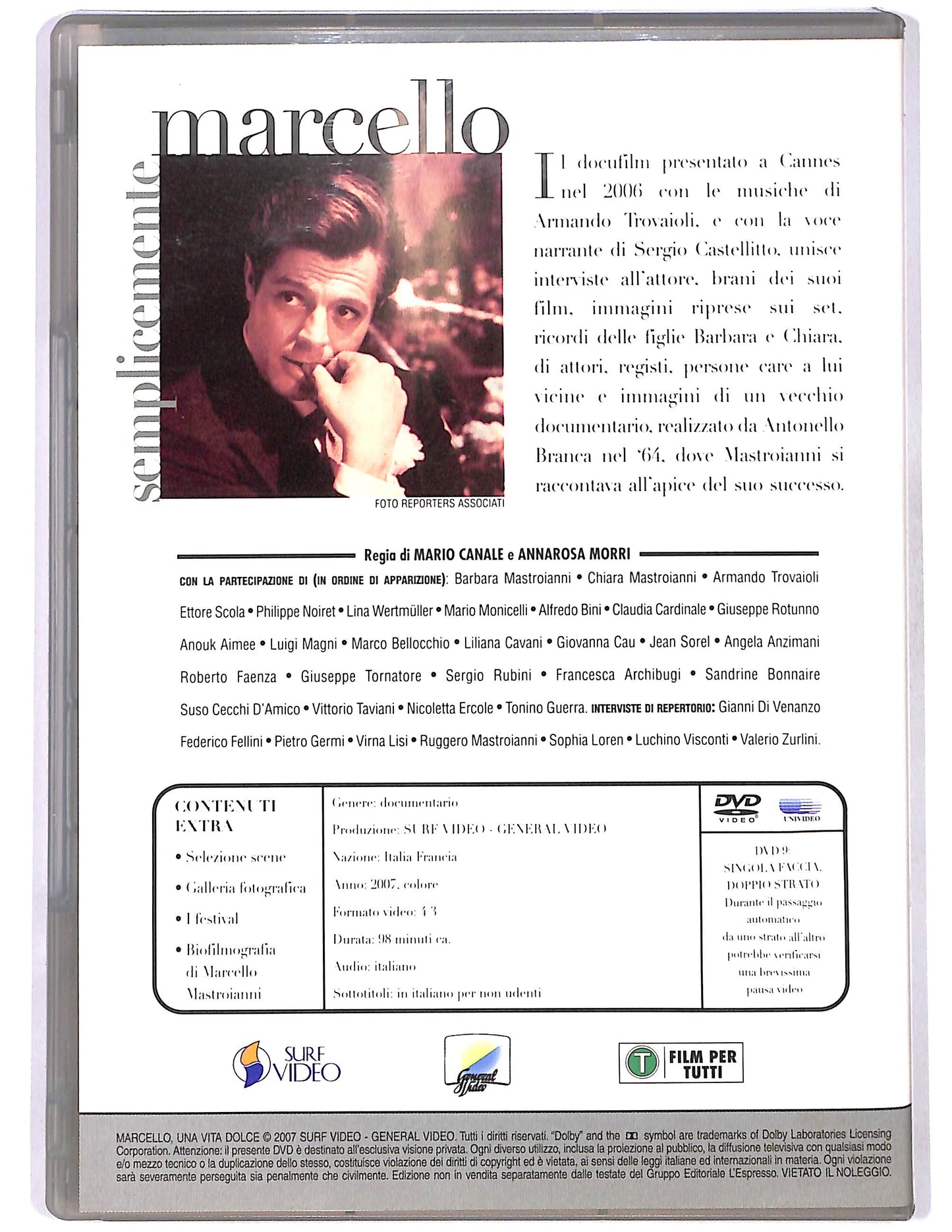 EBOND Marcello una vita dolce  EDITORIALE DVD D672002