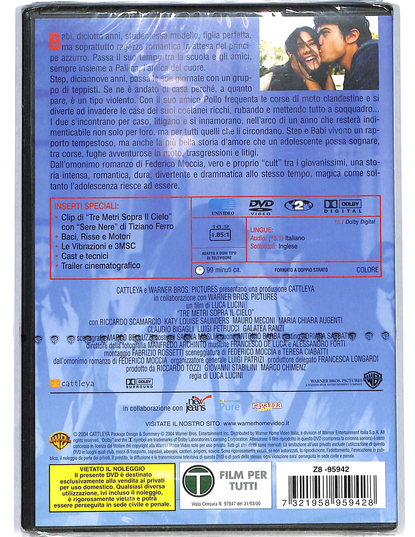 EBOND Tre metri sopra il cielo  DVD D672106