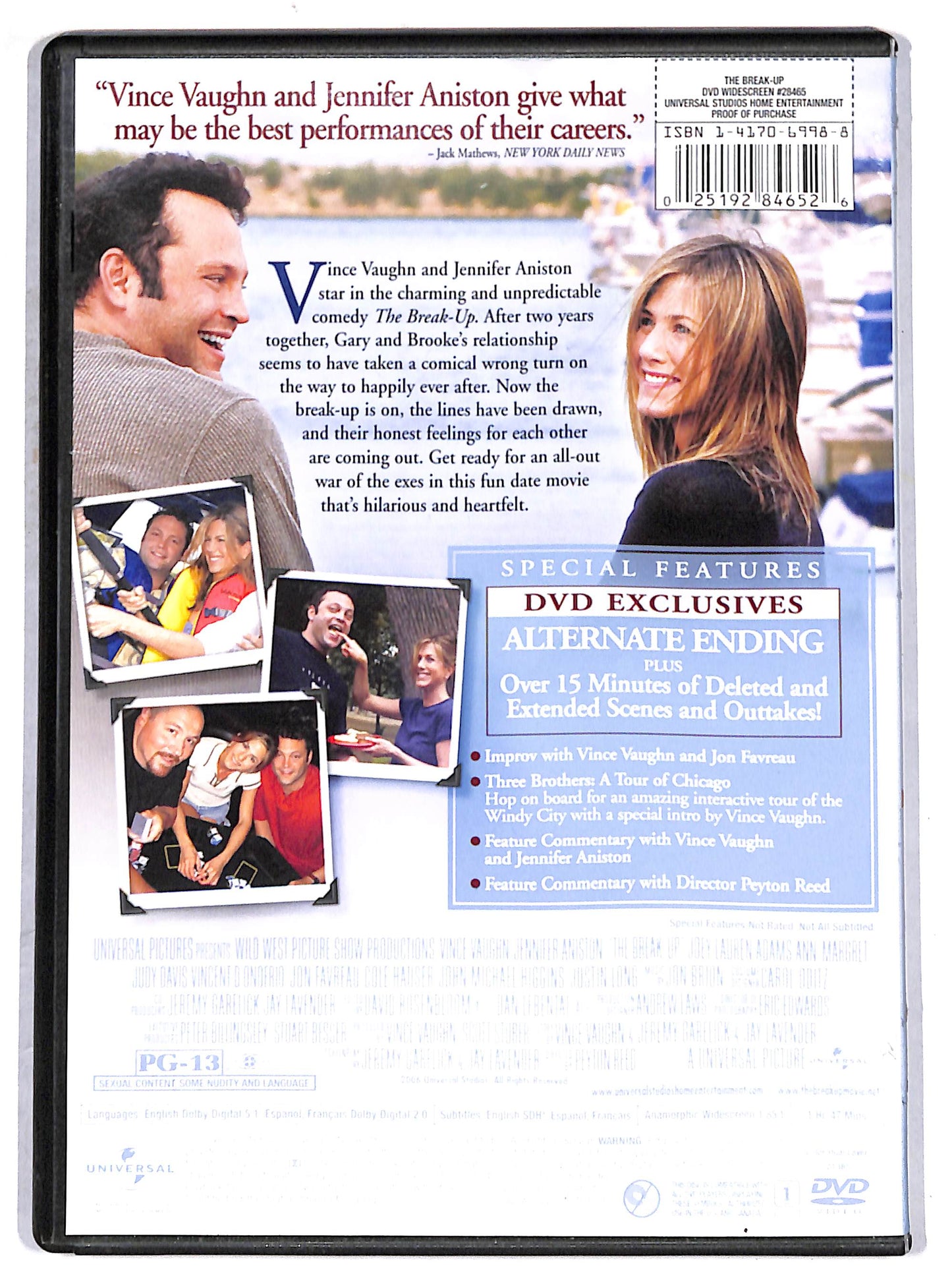 EBOND The Break-Up USA Edition DVD D672310