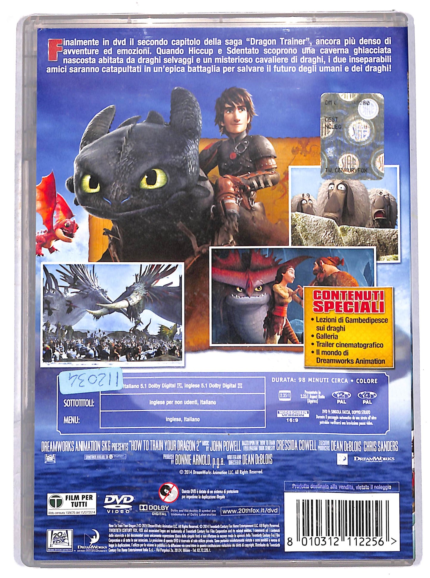 EBOND dragon trainer 2 DVD D672340