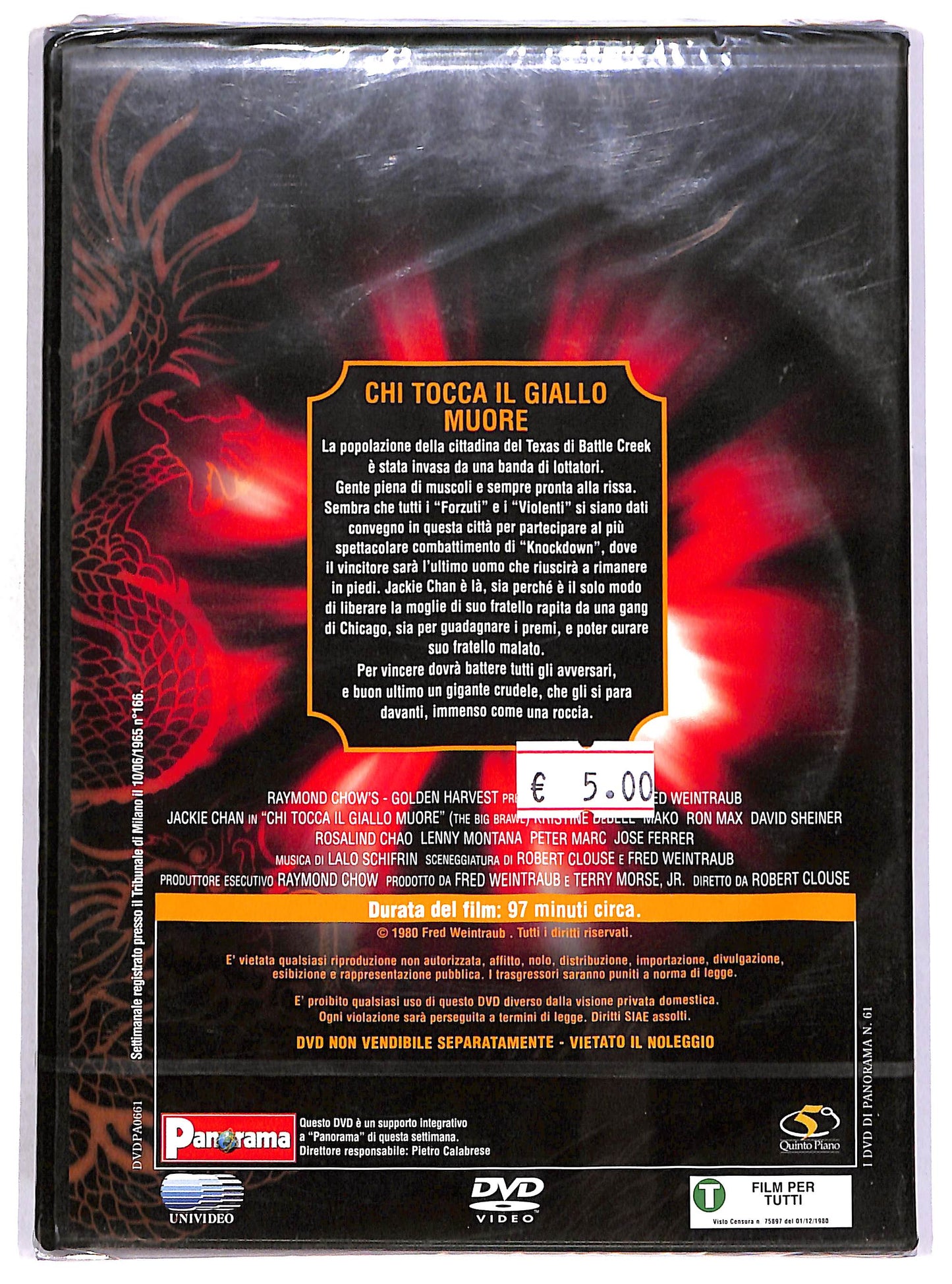EBOND Chi tocca il giallo muore EDITORIALE DVD D672724