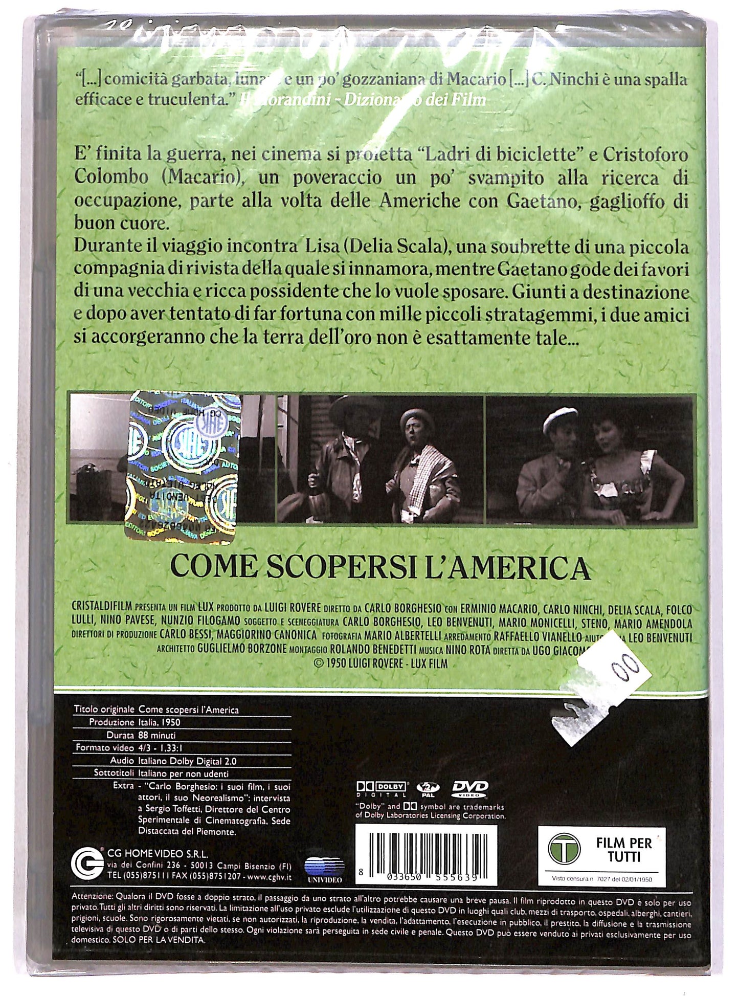 EBOND Come scopersi l'America DVD D672764