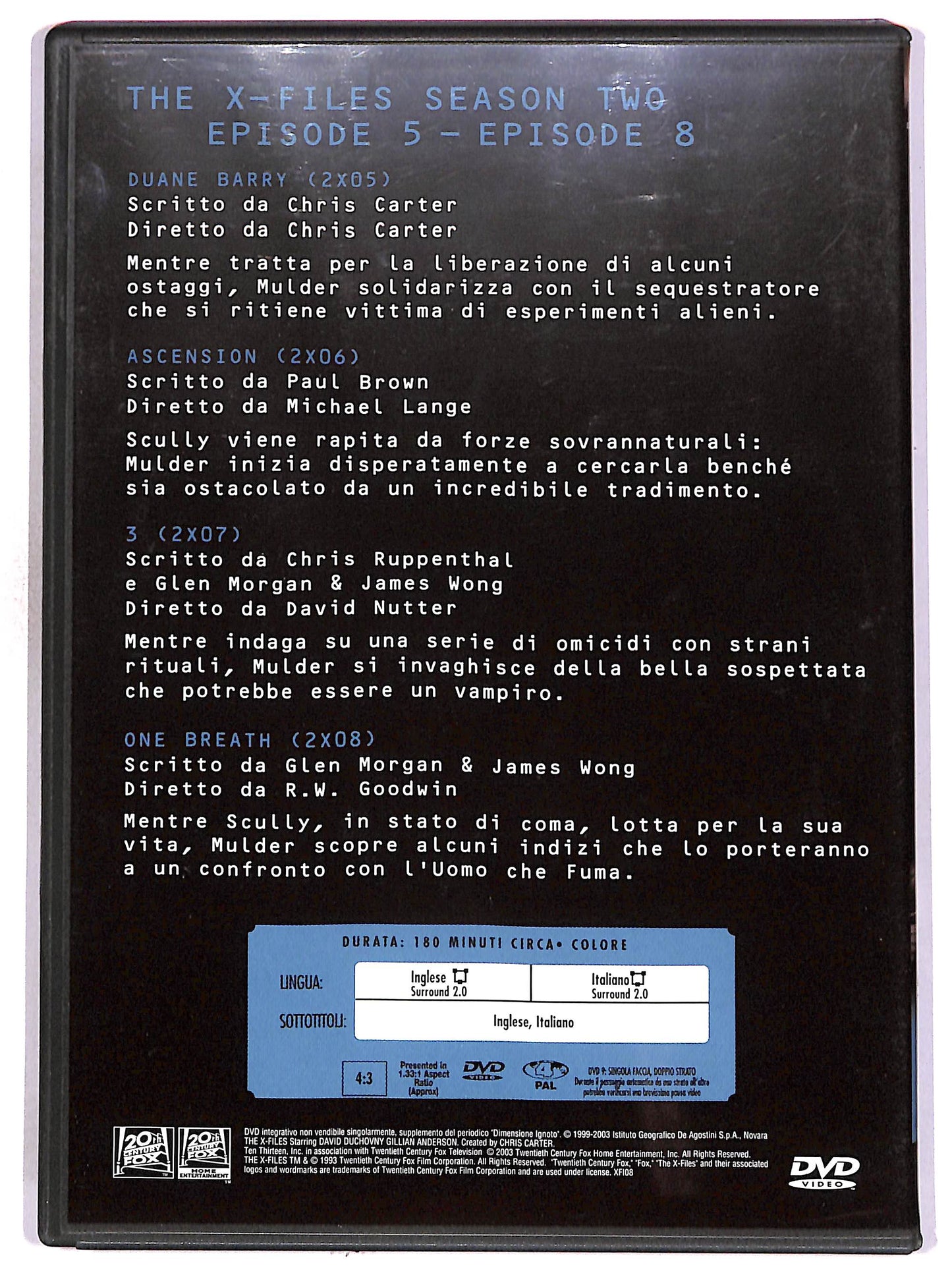 EBOND X-Files Collection - Stagione 2 Volume 2 EDITORIALE DVD D672958