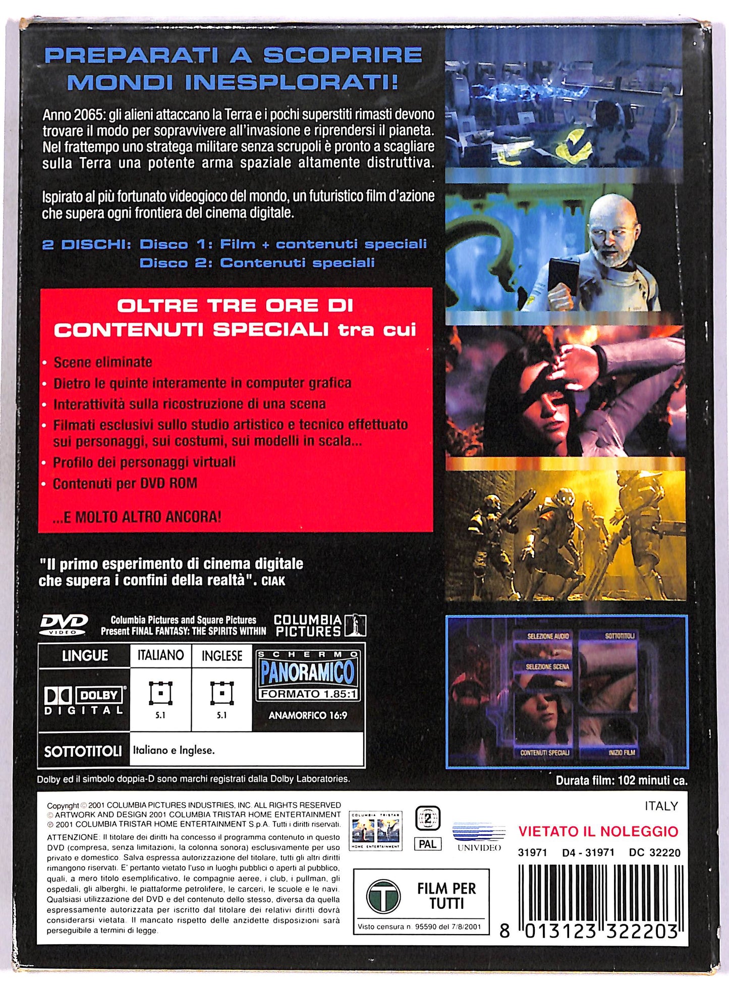 EBOND Final Fantasy (2 dischi) DIGIPACK DVD D673021