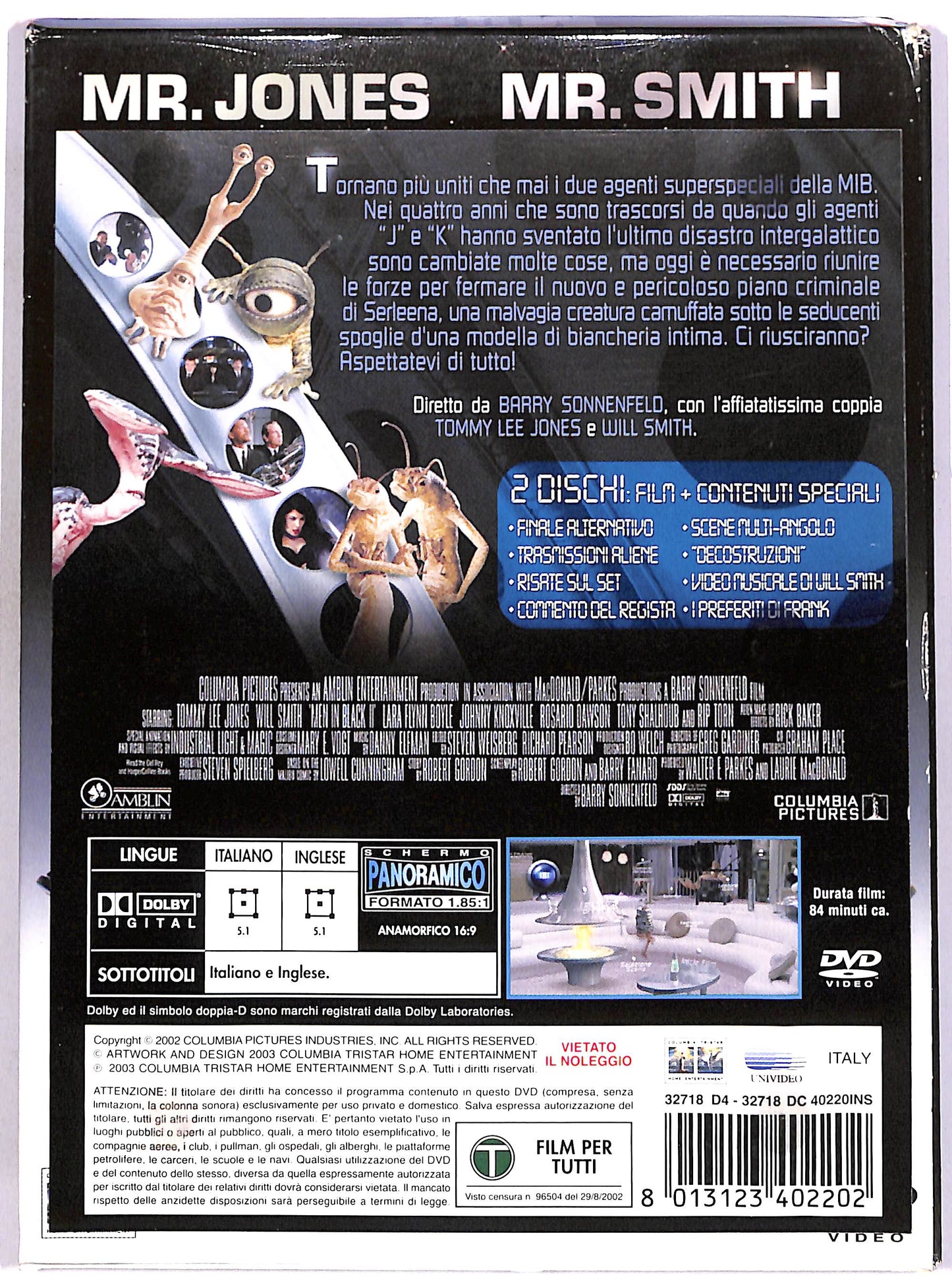 EBOND MIIB - Men in Black 2 (2 dischi) DIGIPACK DVD D673057