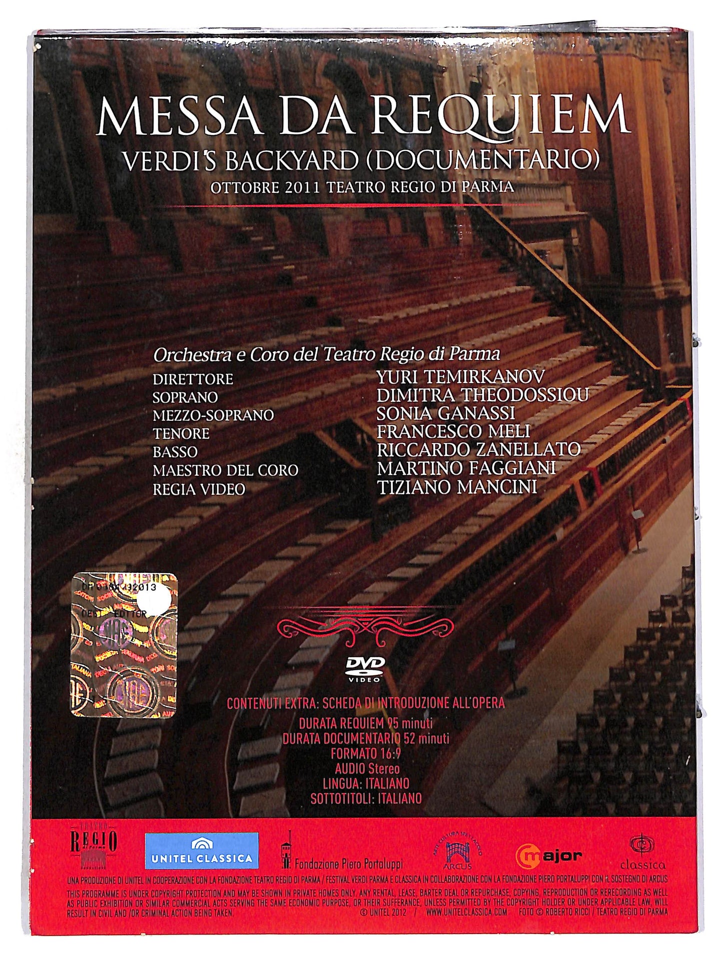 EBOND Verdi le Opere - Messa da Requiem EDITORIALE DIGIPACK DVD D673315