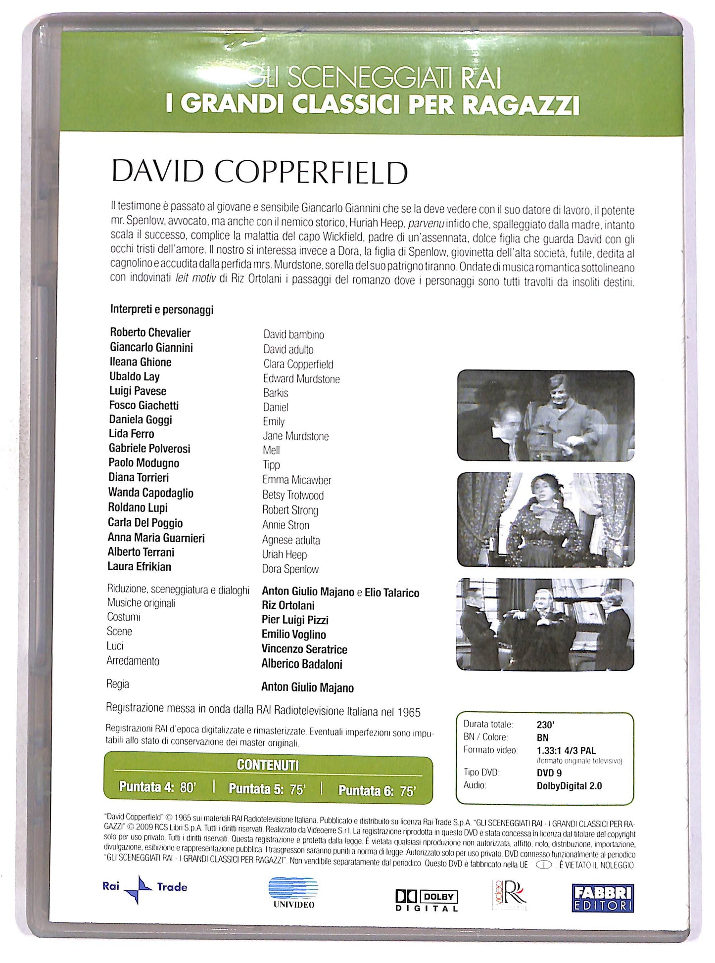 EBOND Gli Sceneggiati David Copperfield - Puntate 4 - 6 EDITORIALE DVD D673455