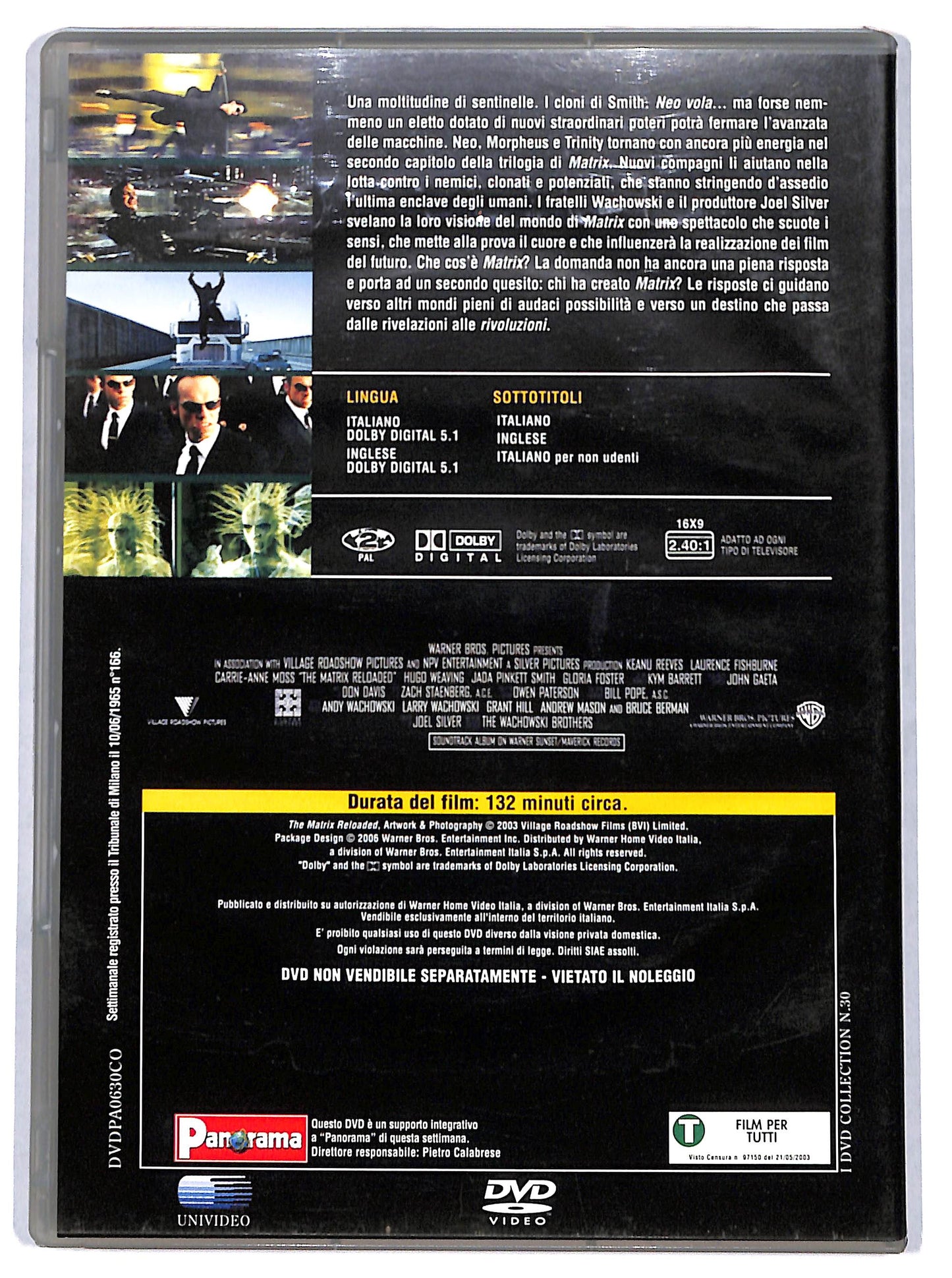 EBOND Matrix Reloaded  EDITORIALE DVD D673701