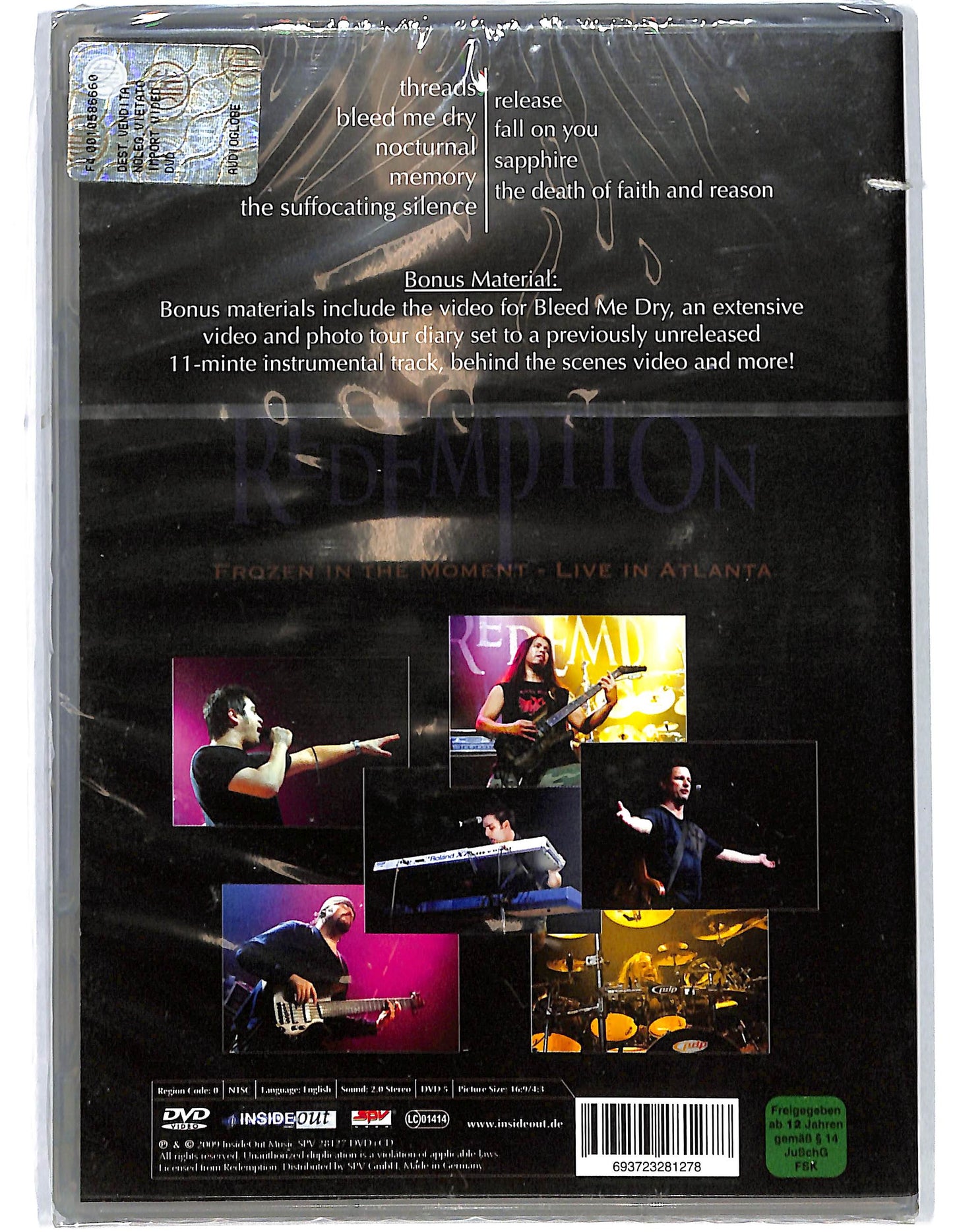 EBOND Redemption Frozen In The Moment Live In Atlanta CD + DVD D673821