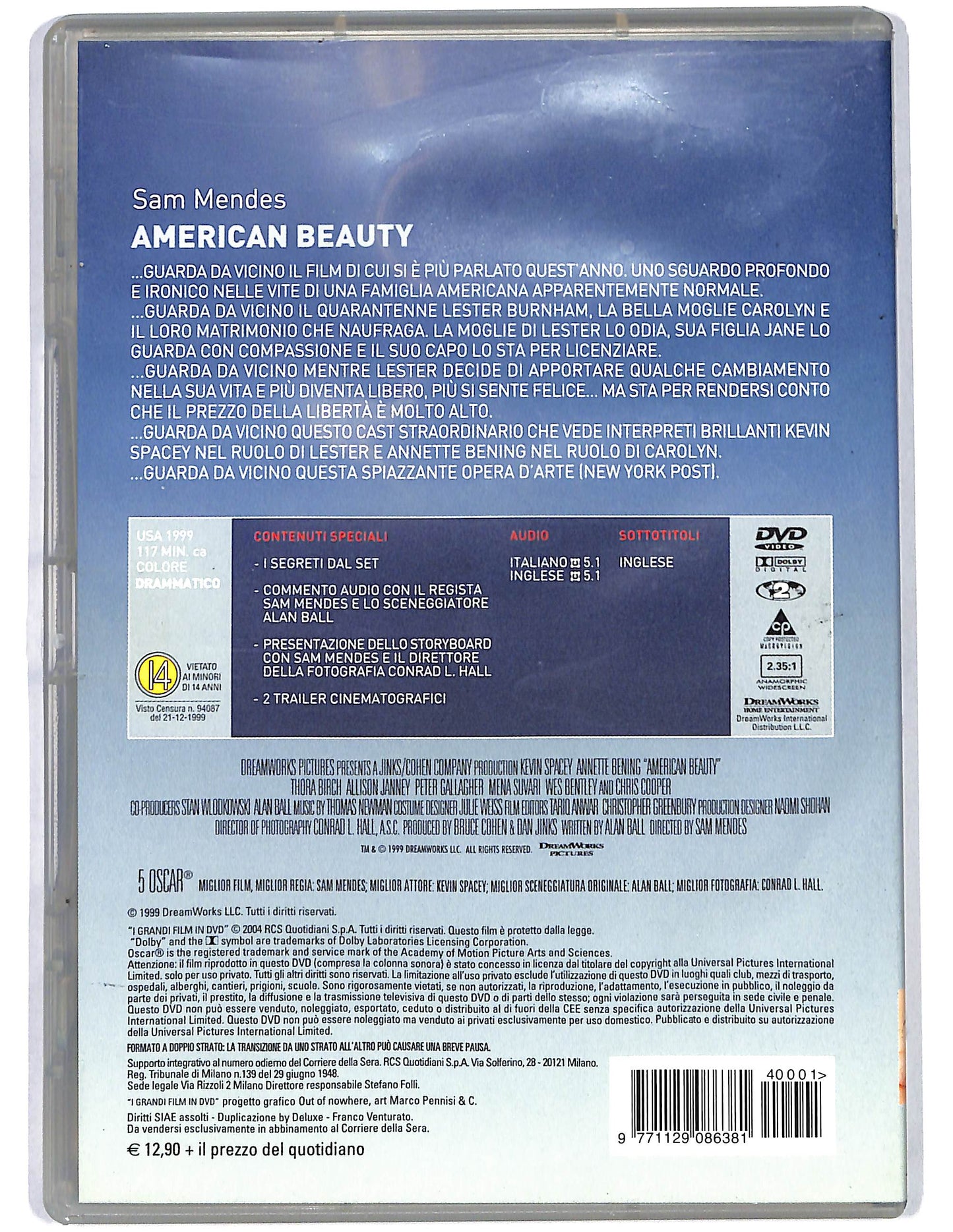 EBOND American Beauty EDITORIALE DVD D673830