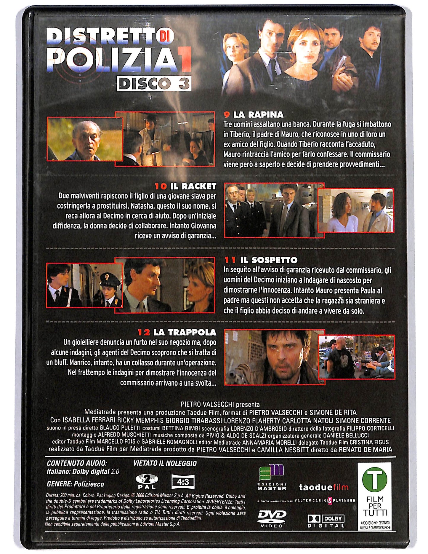 EBOND Distretto di polizia 1 disco 3 EDITORIALE DVD D673914
