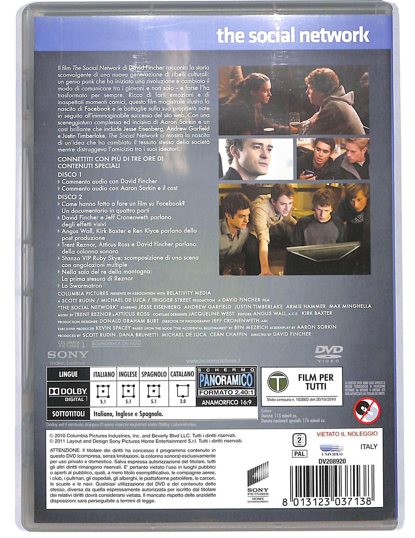 EBOND The social network  DVD D673953