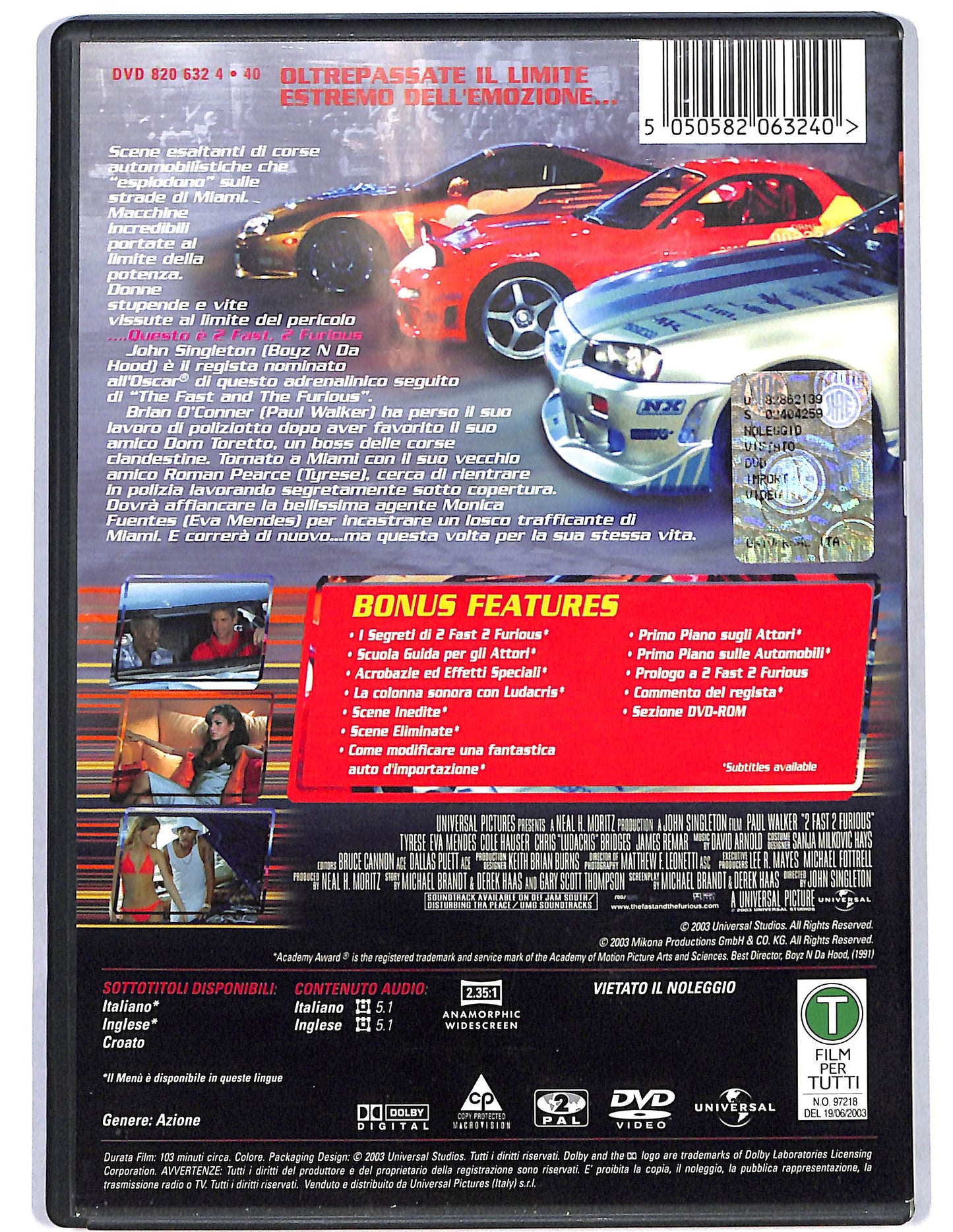 EBOND 2 Fast 2 Furious  DVD D674046