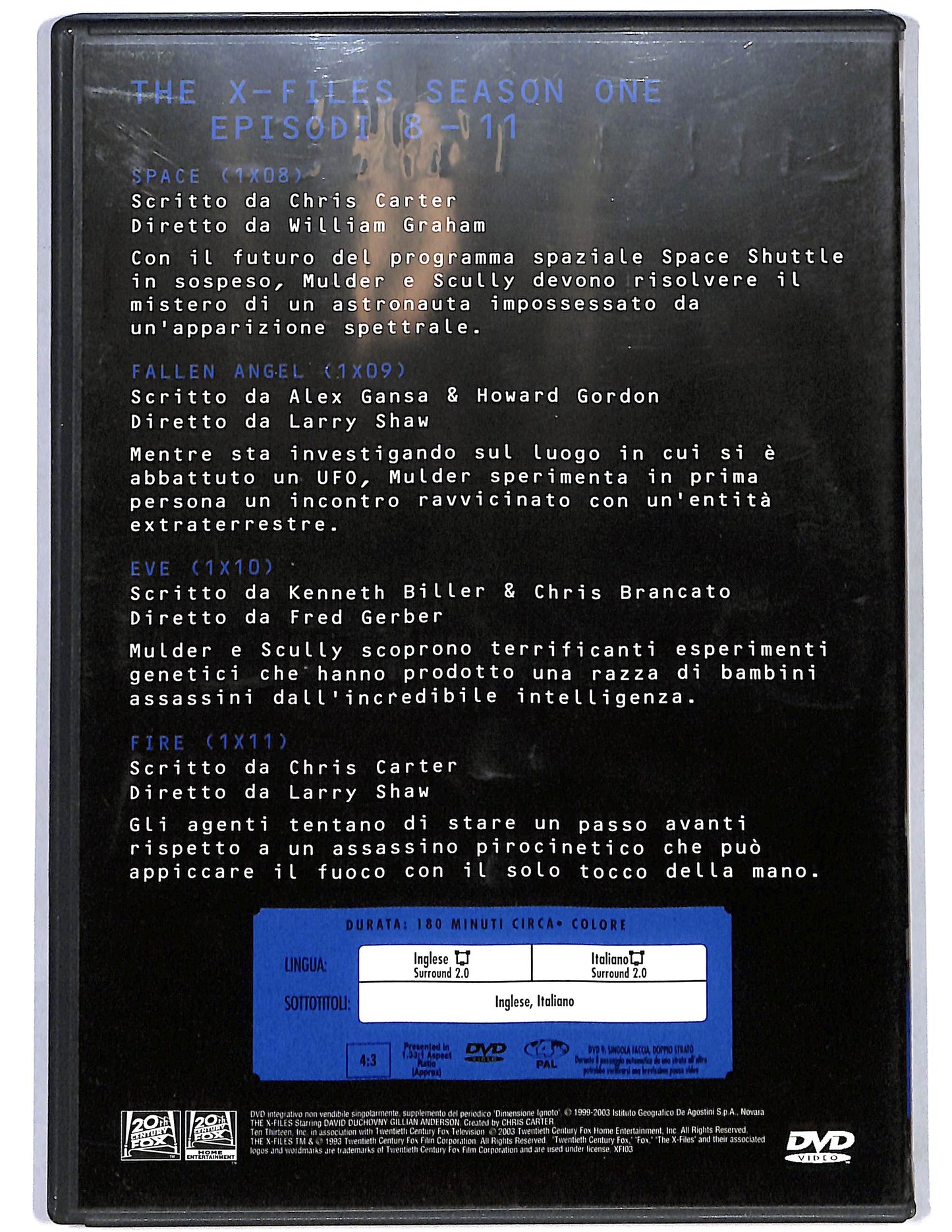 EBOND The X Files Collection   Stg.1 Vol.3 EDITORIALE DVD D674221