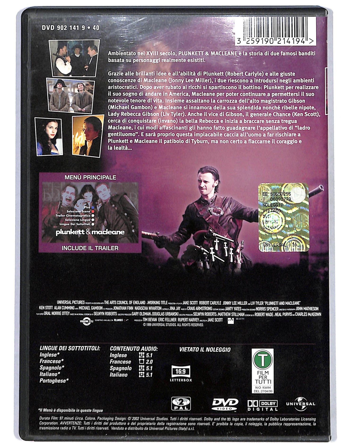 EBOND Plunkett e Macleane DVD D674260