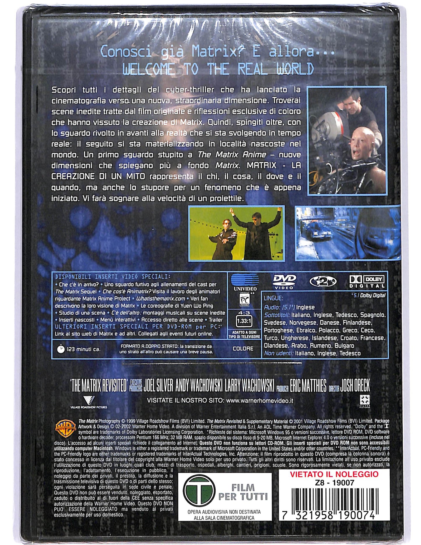 EBOND Matrix - La Creazione Di Un Mito  DVD D674331