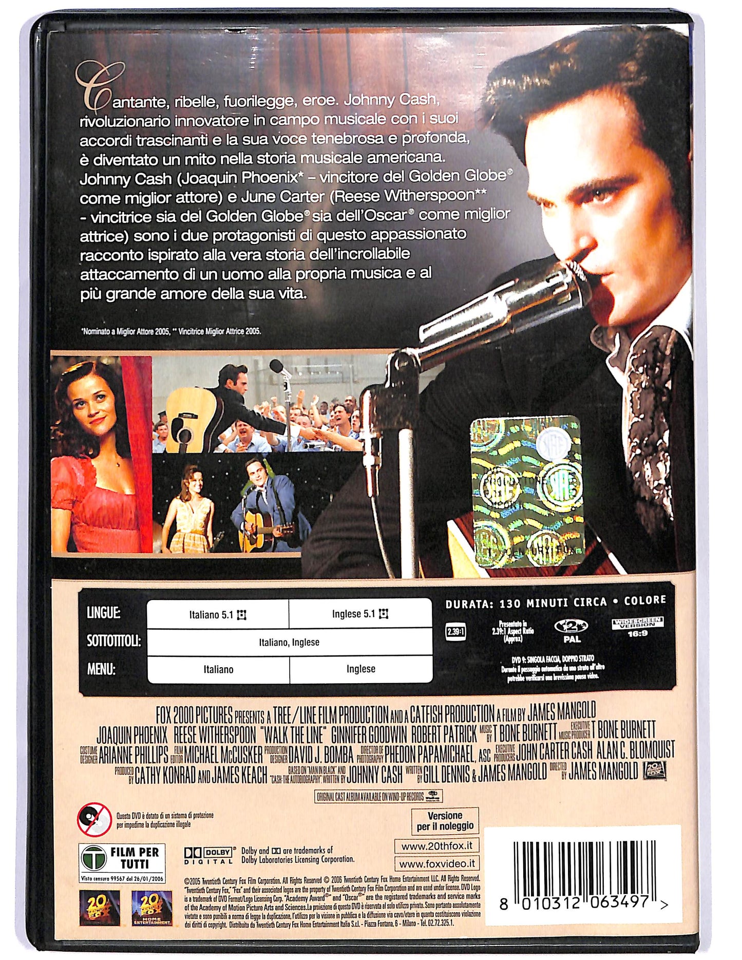 EBOND Walk the line  NOLEGGIO DVD D674356