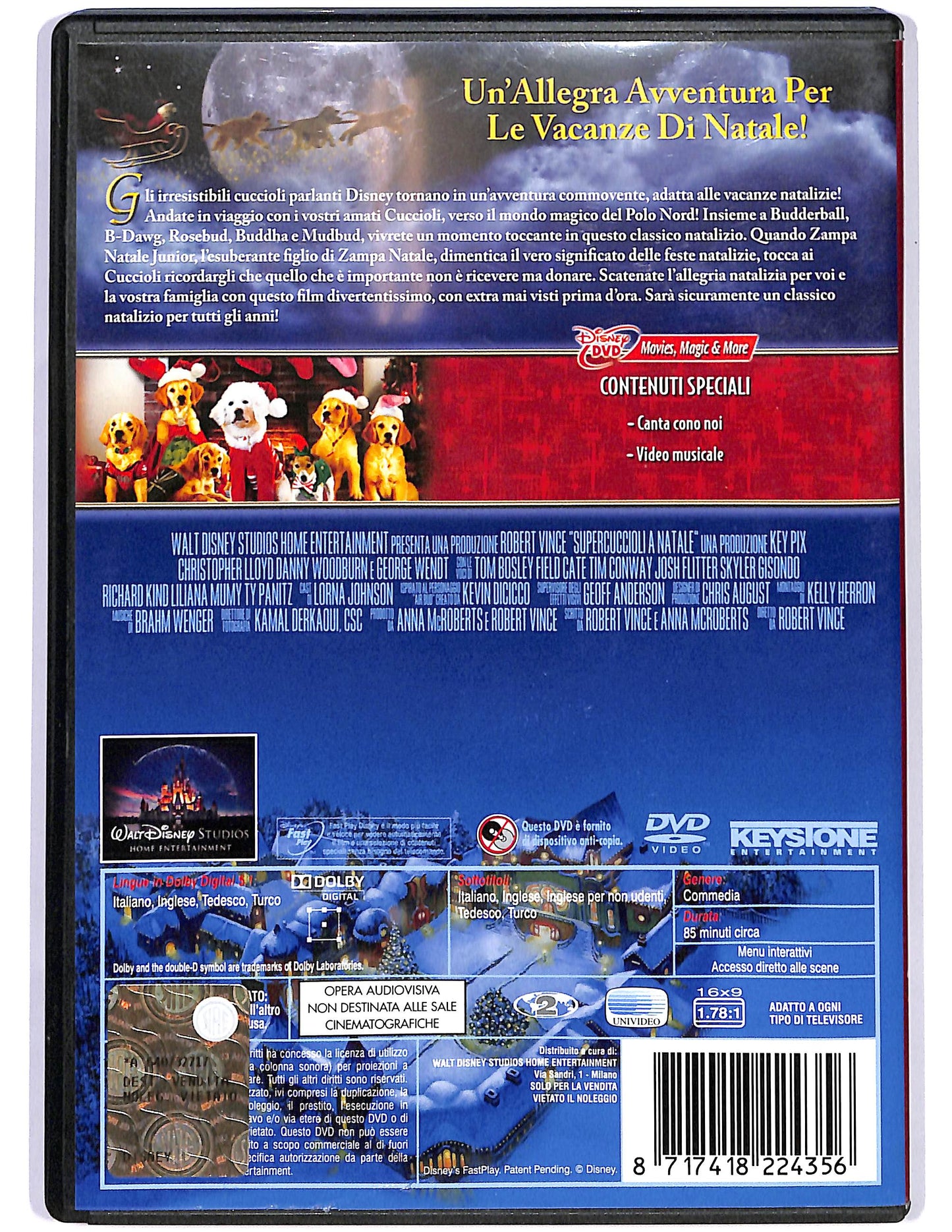 EBOND Supercuccioli  Alla ricerca di Zampa Natale NOLEGGIO DVD D674431