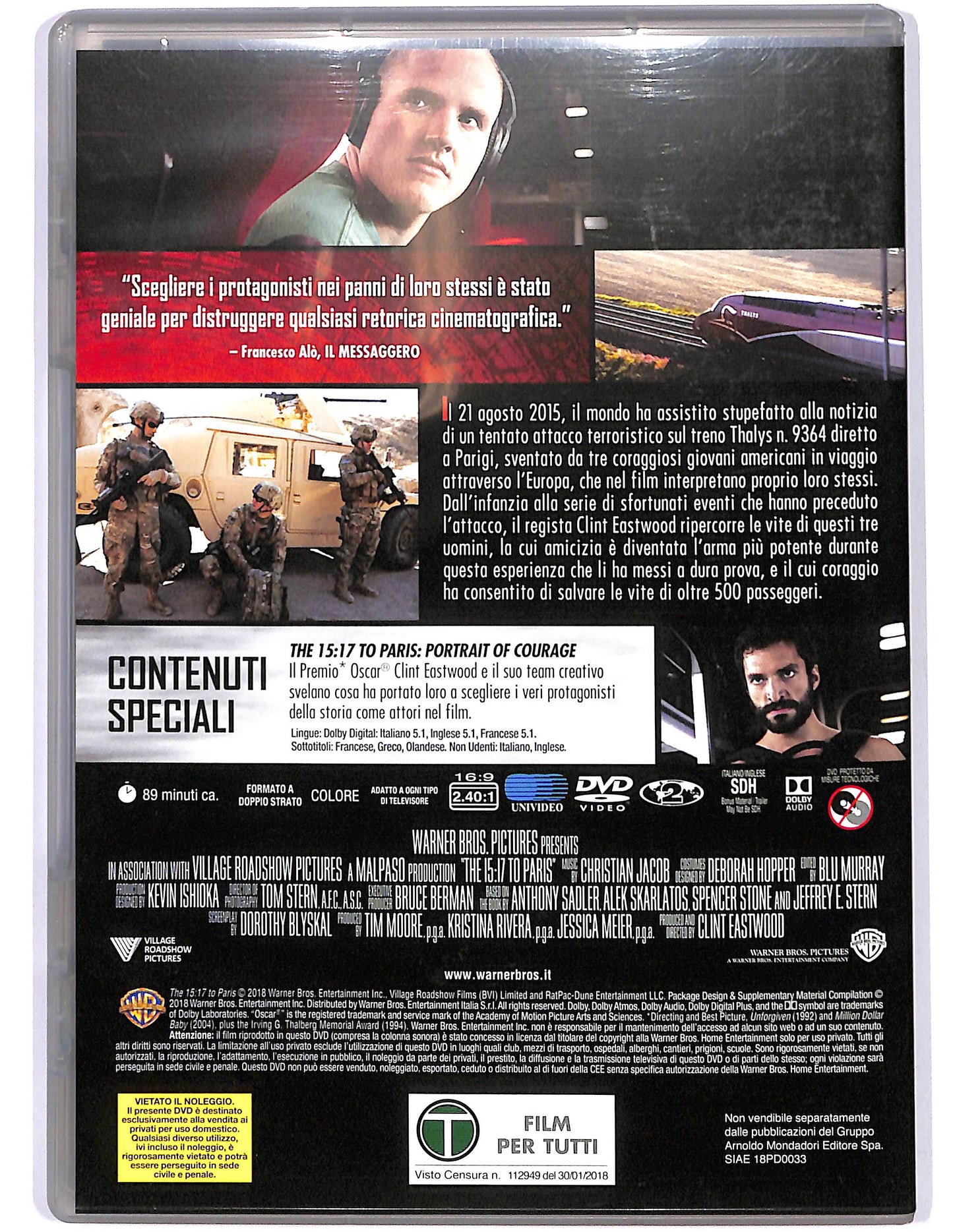 EBOND Ore 15:17  Attacco al treno EDITORIALE DVD D674523
