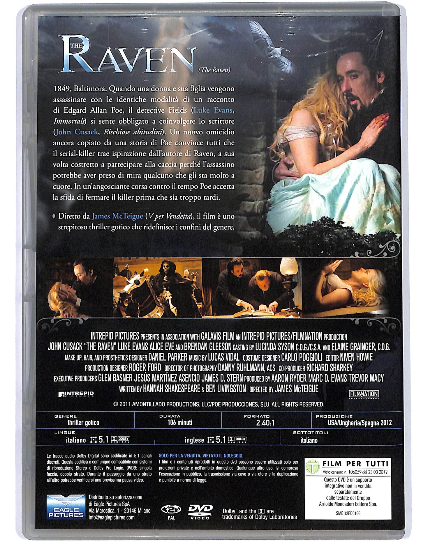 EBOND The Raven EDITORIALE DVD D674605