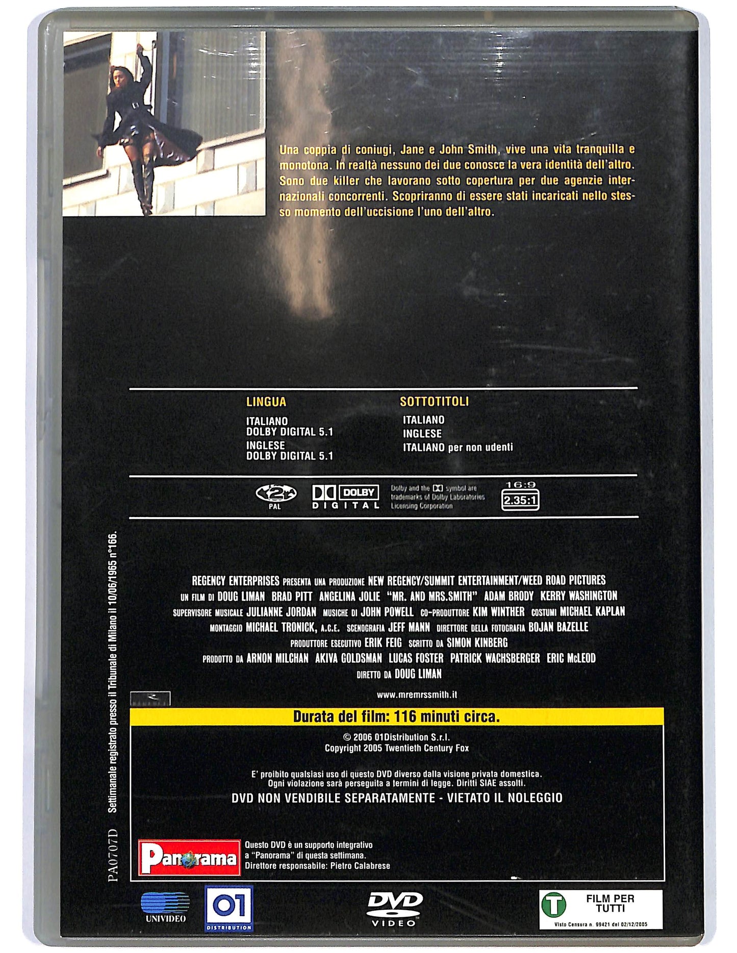EBOND Mr.  e Mrs Smith  EDITORIALE DVD D674610
