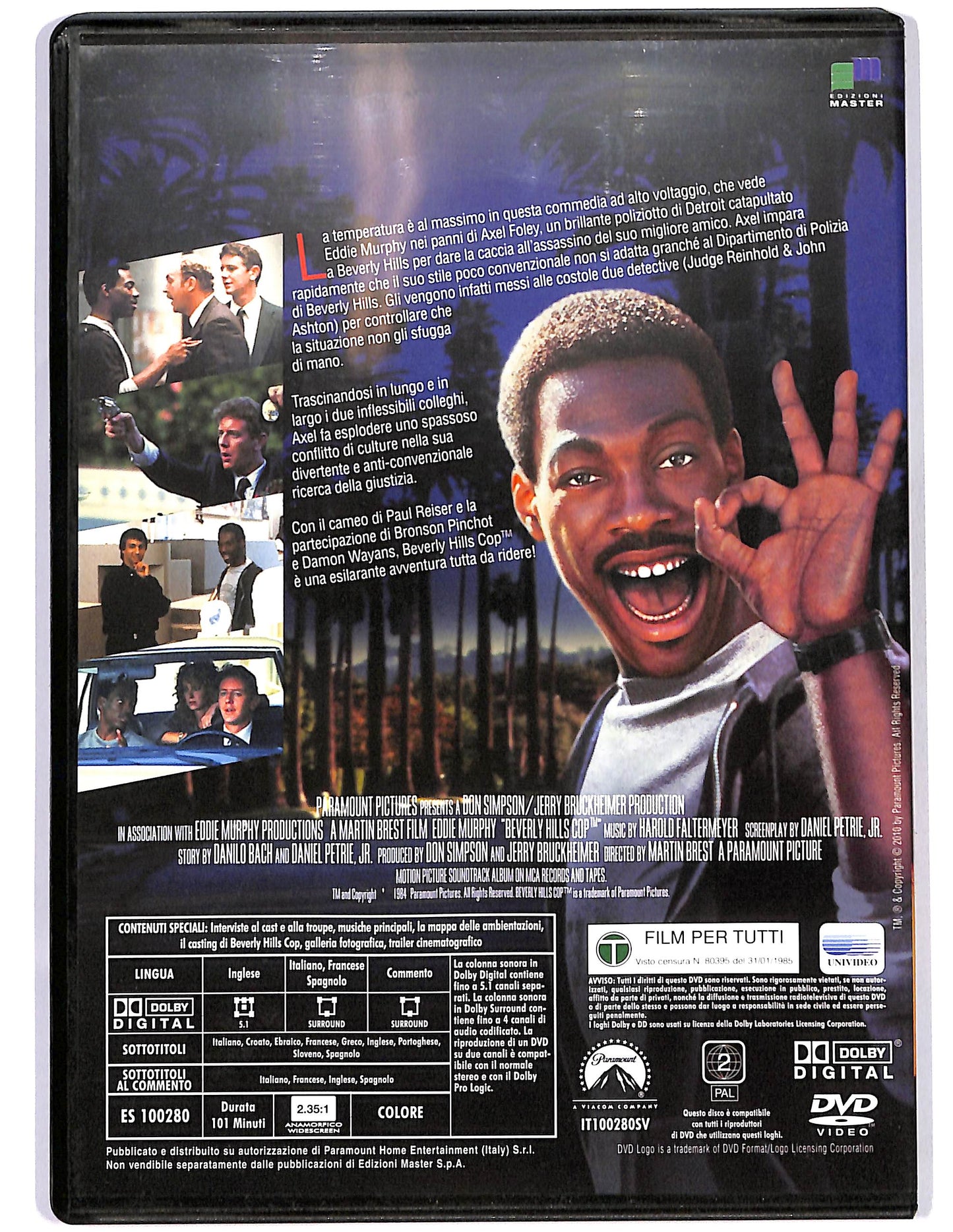 EBOND Beverly Hills Cop - Un piedipiatti a Beverly Hills EDITORIALE DVD D674810