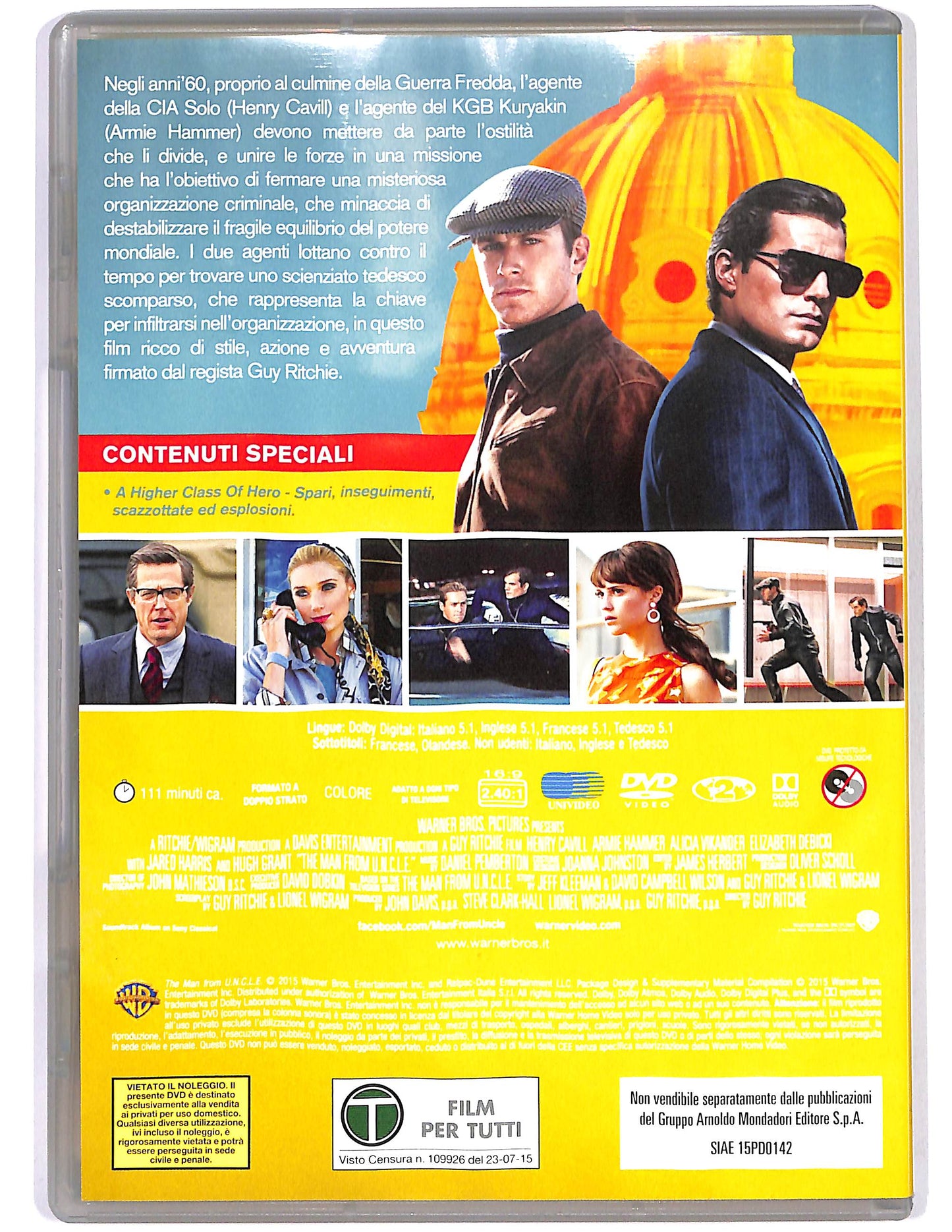 EBOND Operazione U.N.C.L.E. EDITORIALE DVD D674824