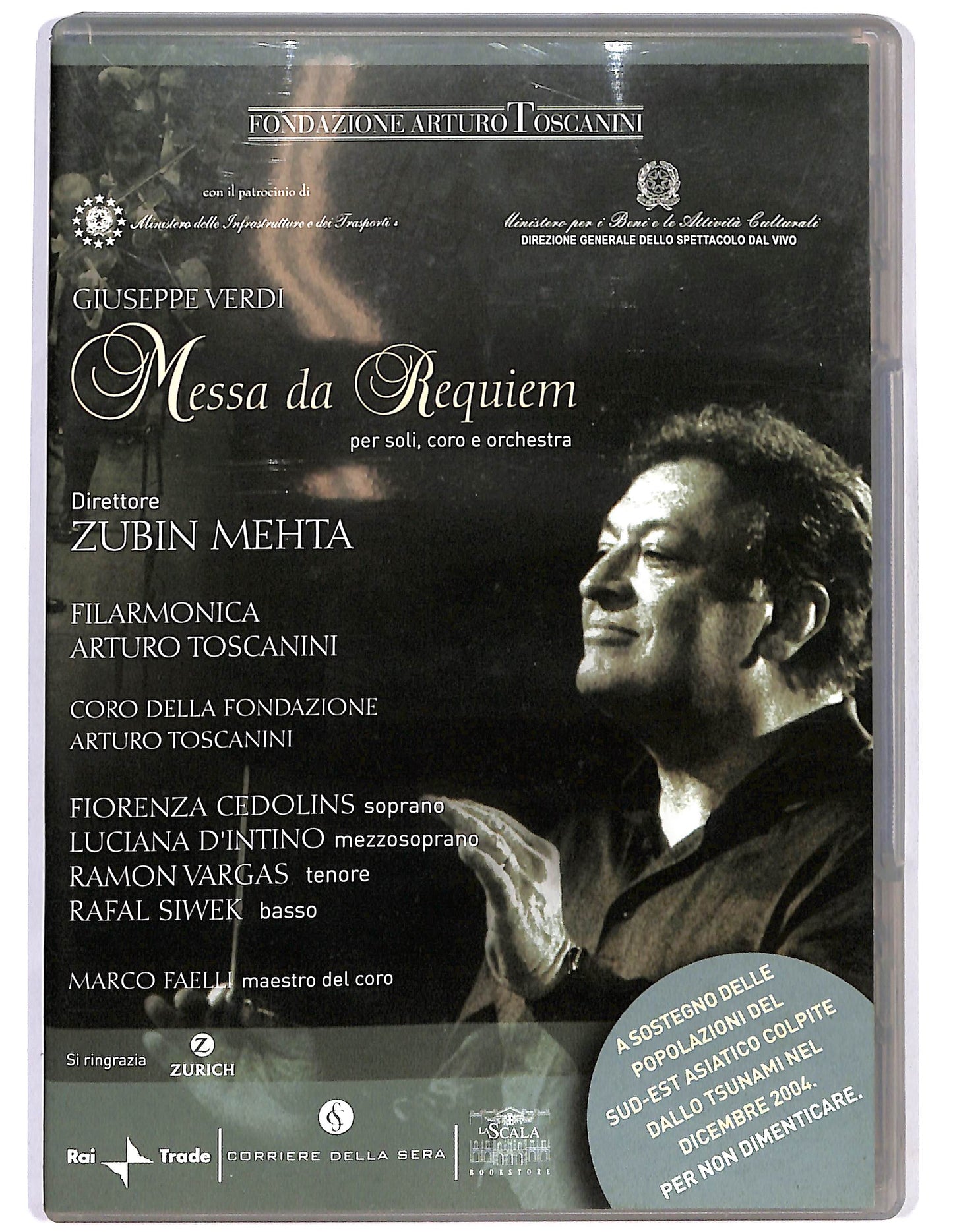 EBOND Giuseppe Verdi Messa da Requiem EDITORIALE DVD D674923