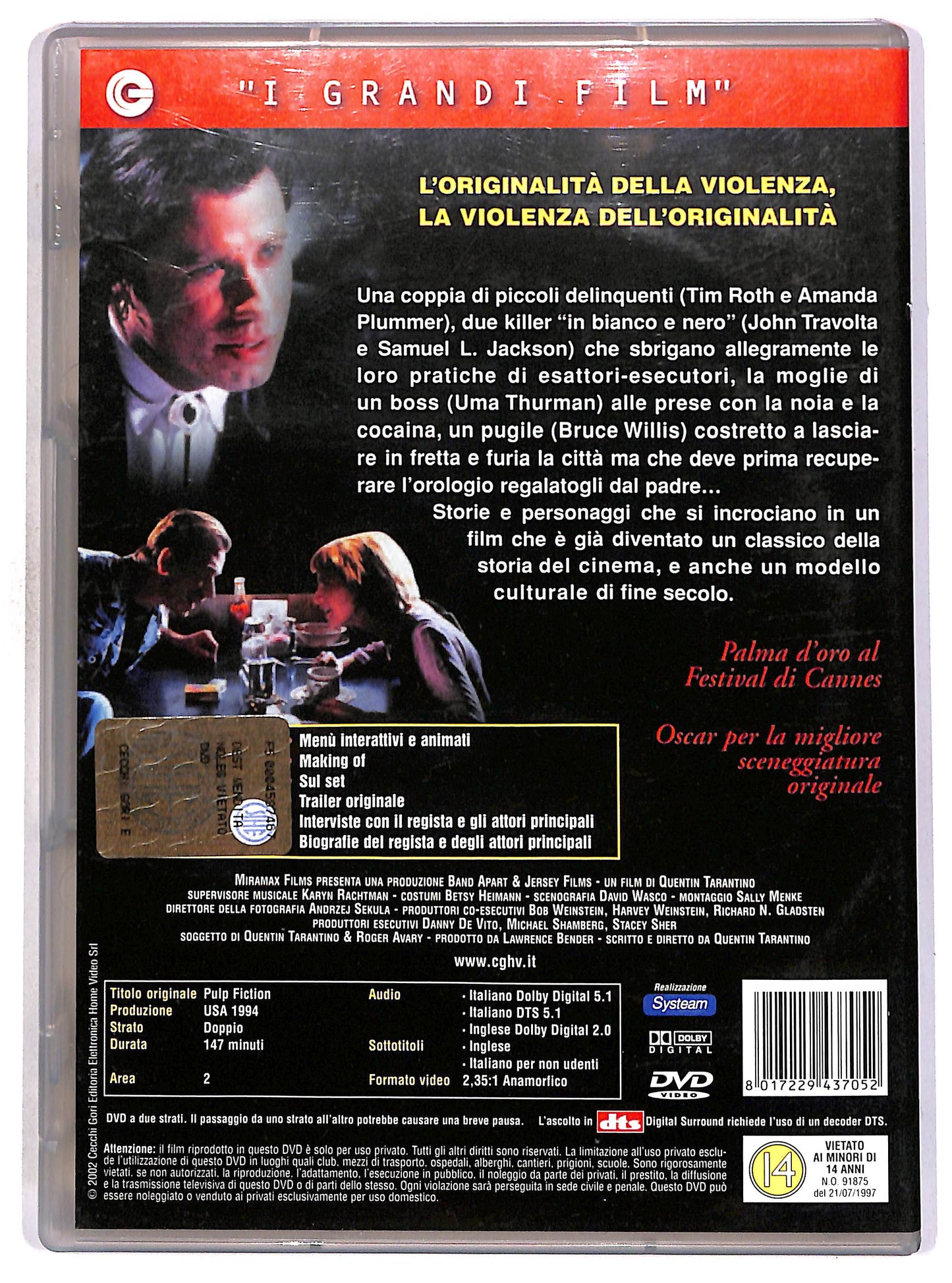 EBOND Pulp Fiction DVD D675120