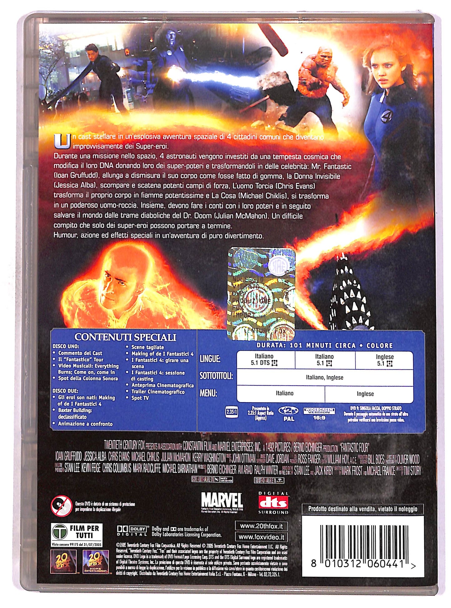 EBOND I fantastici 4 (2 dischi) EDIZIONE SPECIALE DVD D675145