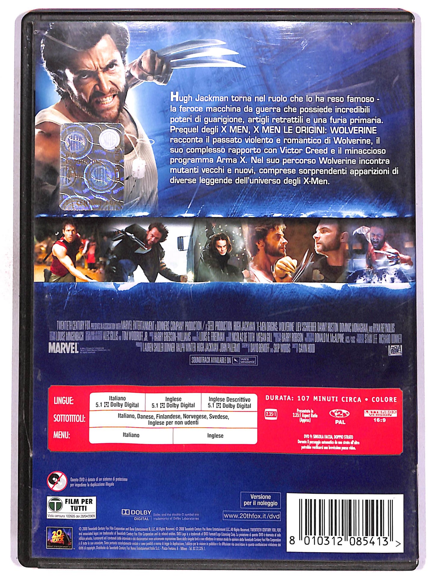 EBOND X-Men Le origini - Wolverine NOLEGGIO DVD D675155