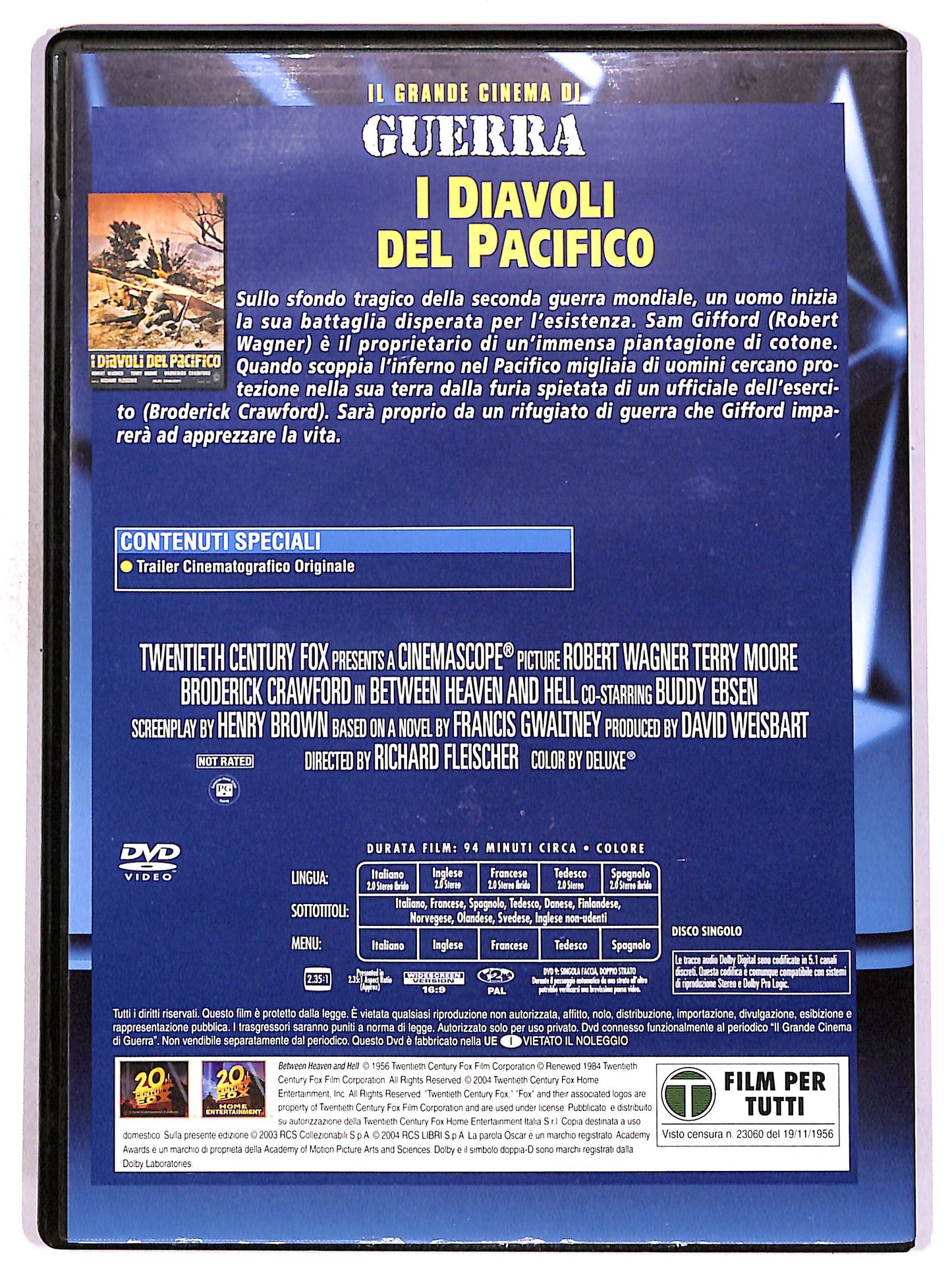 EBOND Il diavolo del pacifico EDITORIALE DVD D675164