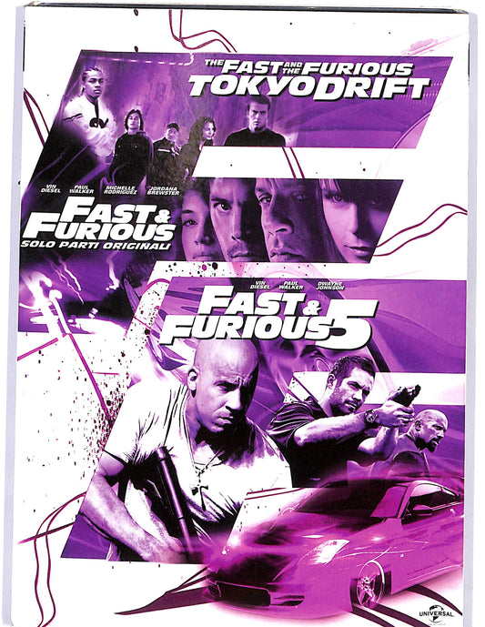 EBOND Fast e Furious Collection 3 Film  EDITORIALE  DVD D675231