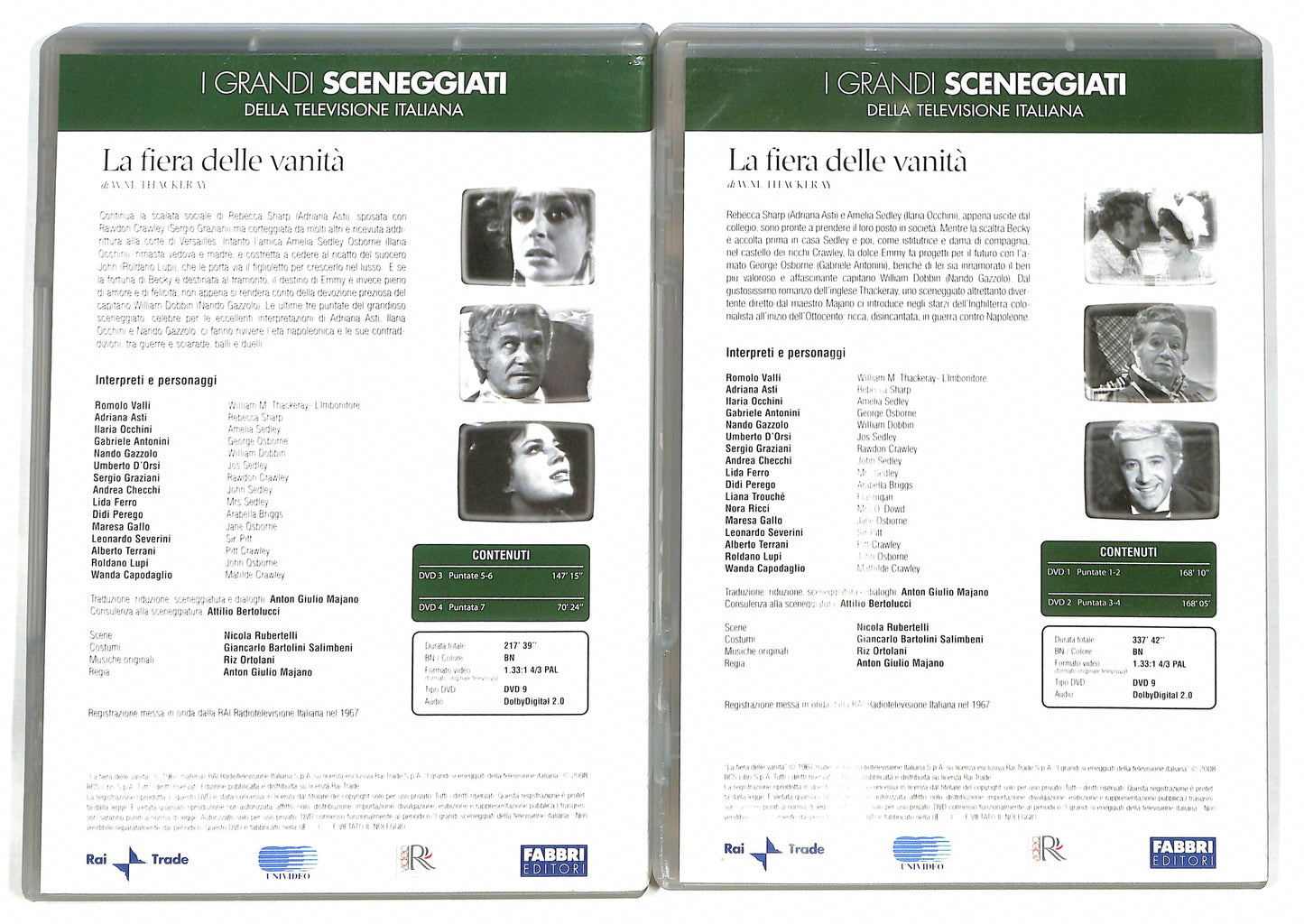 EBOND La fiera della vanita puntate 1 - 7  EDITORIALE DVD D675509