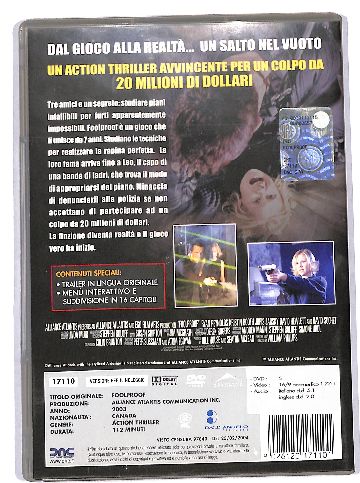 EBOND foolproof Noleggio DVD D675729