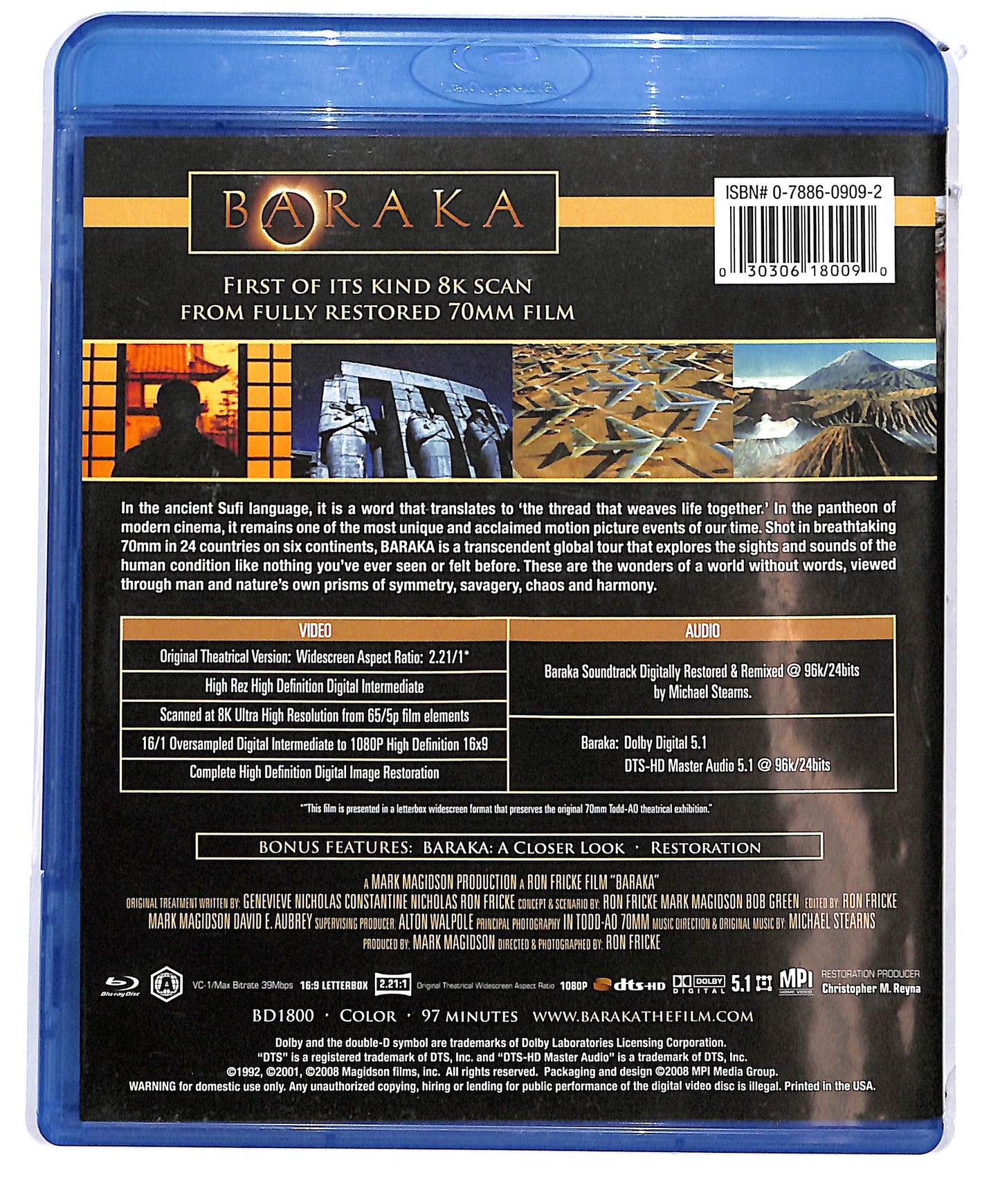 EBOND Baraka UK EDITION  BLURAY D675906