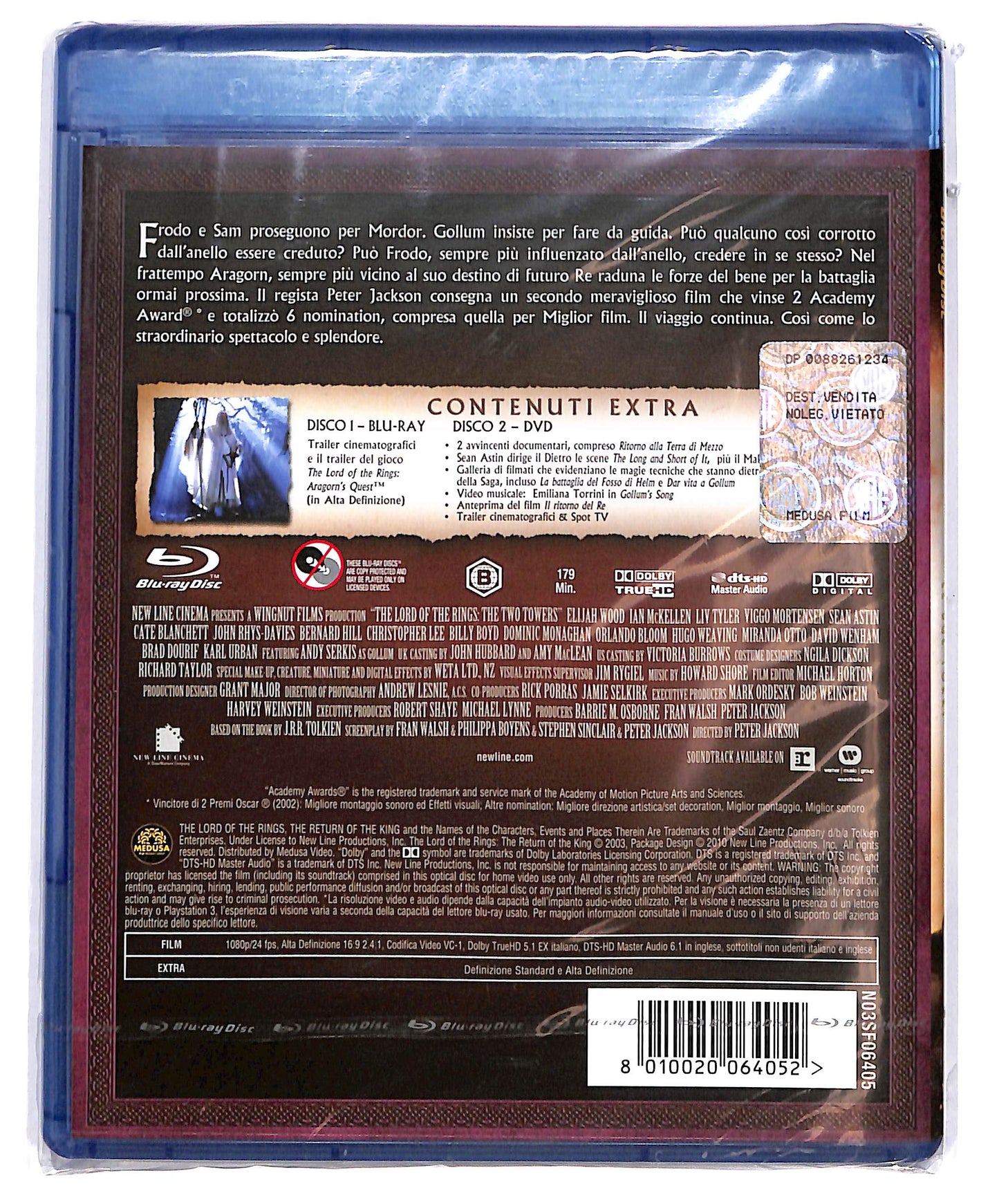 EBOND Il Signore degli Anelli - le due torri BLURAY D675944