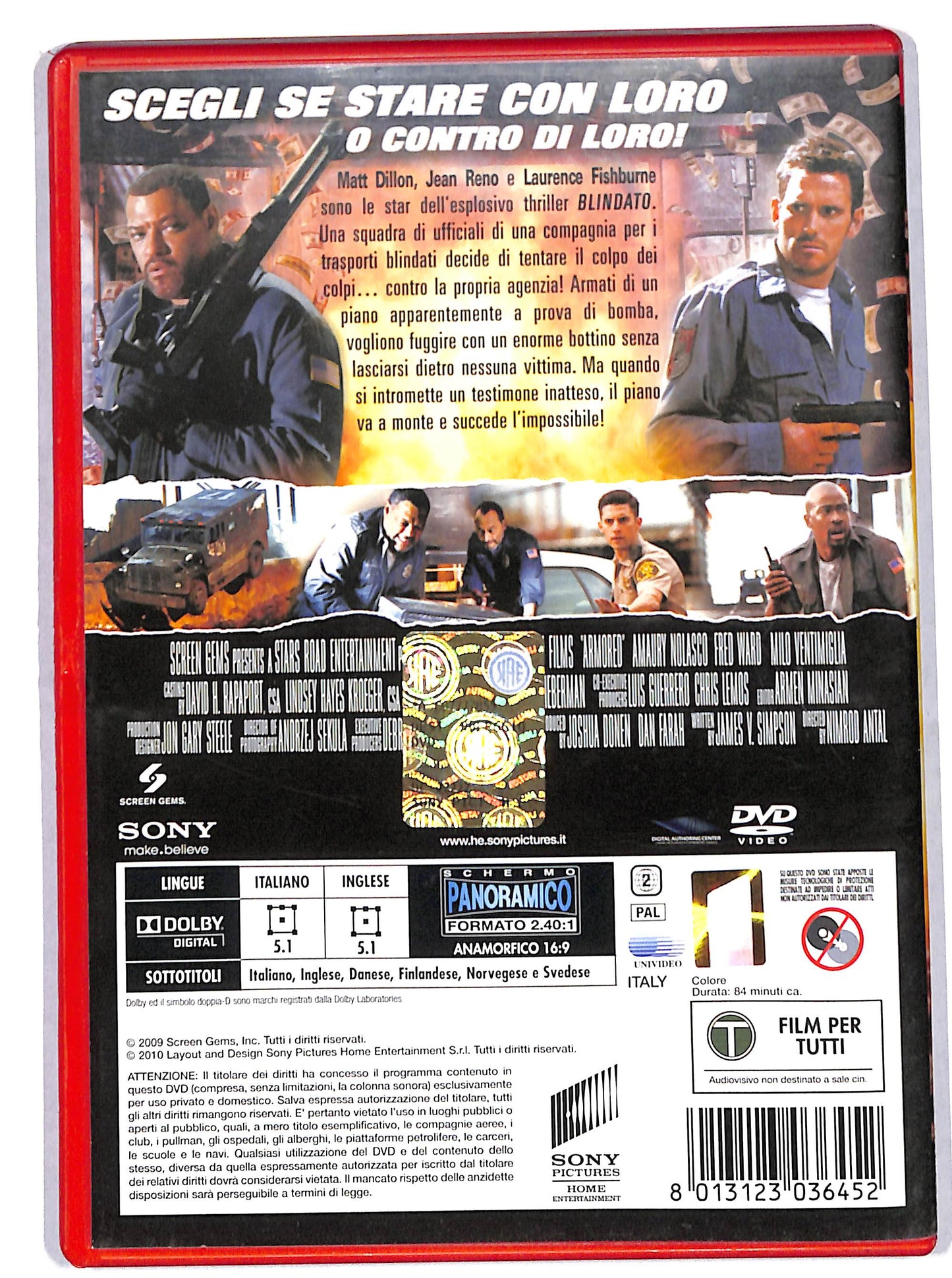 EBOND blindato  NOLEGGIO DVD D676001