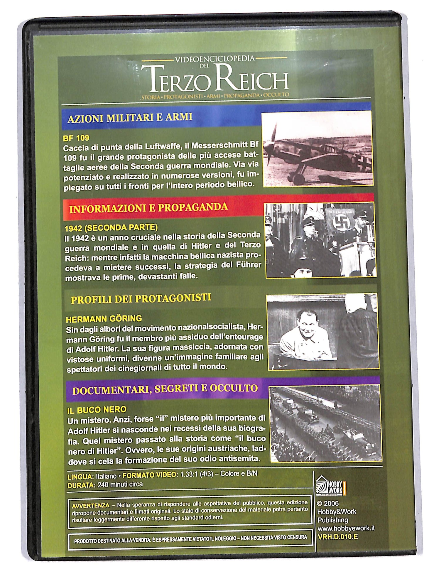 EBOND videoenciclopedia del terzo reich vol 10  EDITORIALE DVD D676034