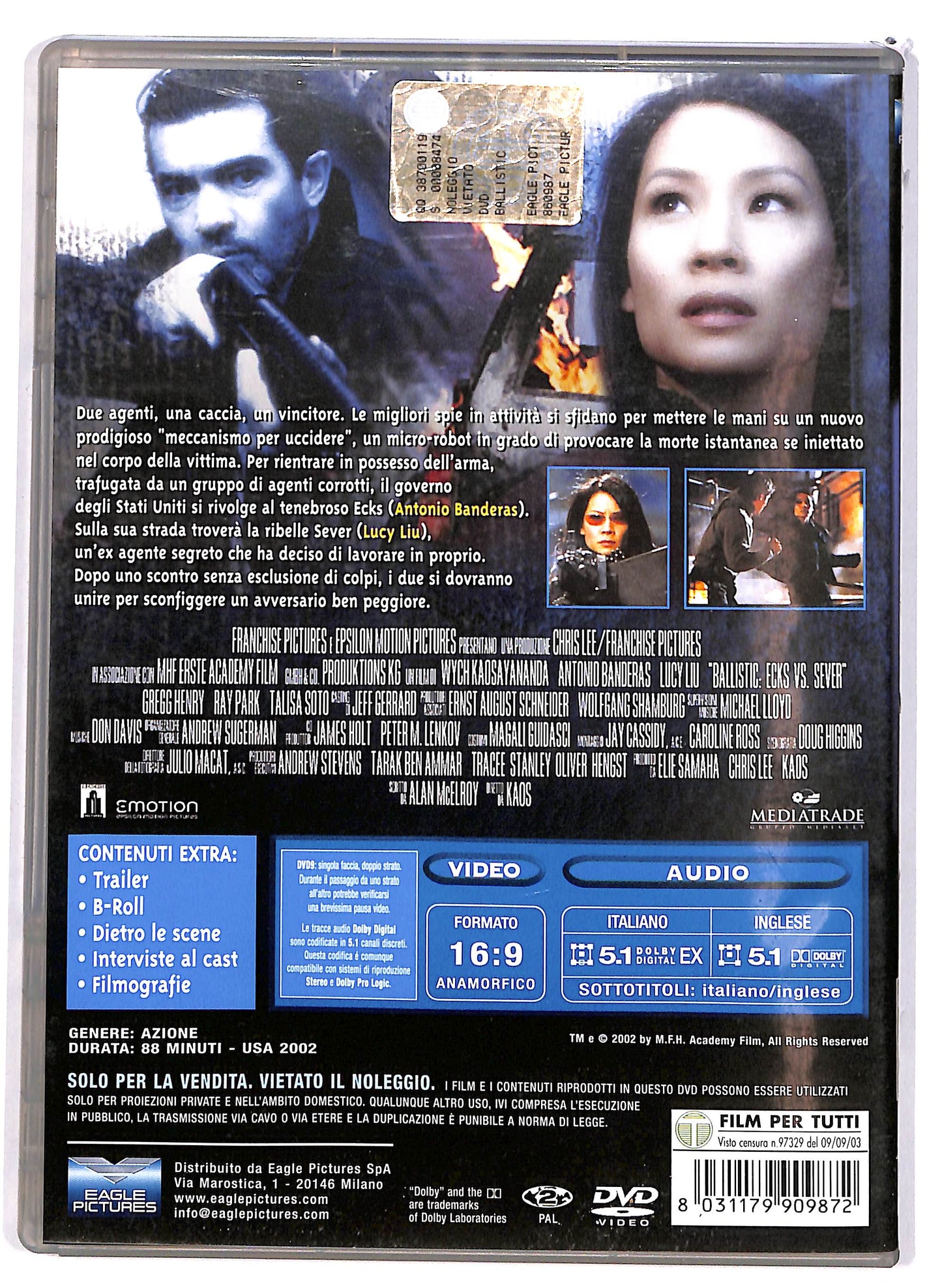 EBOND Ballistic DVD D676126