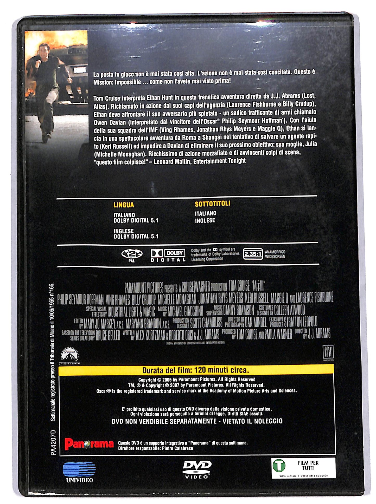 EBOND Mission: Impossible  EDITORIALE DVD D676232