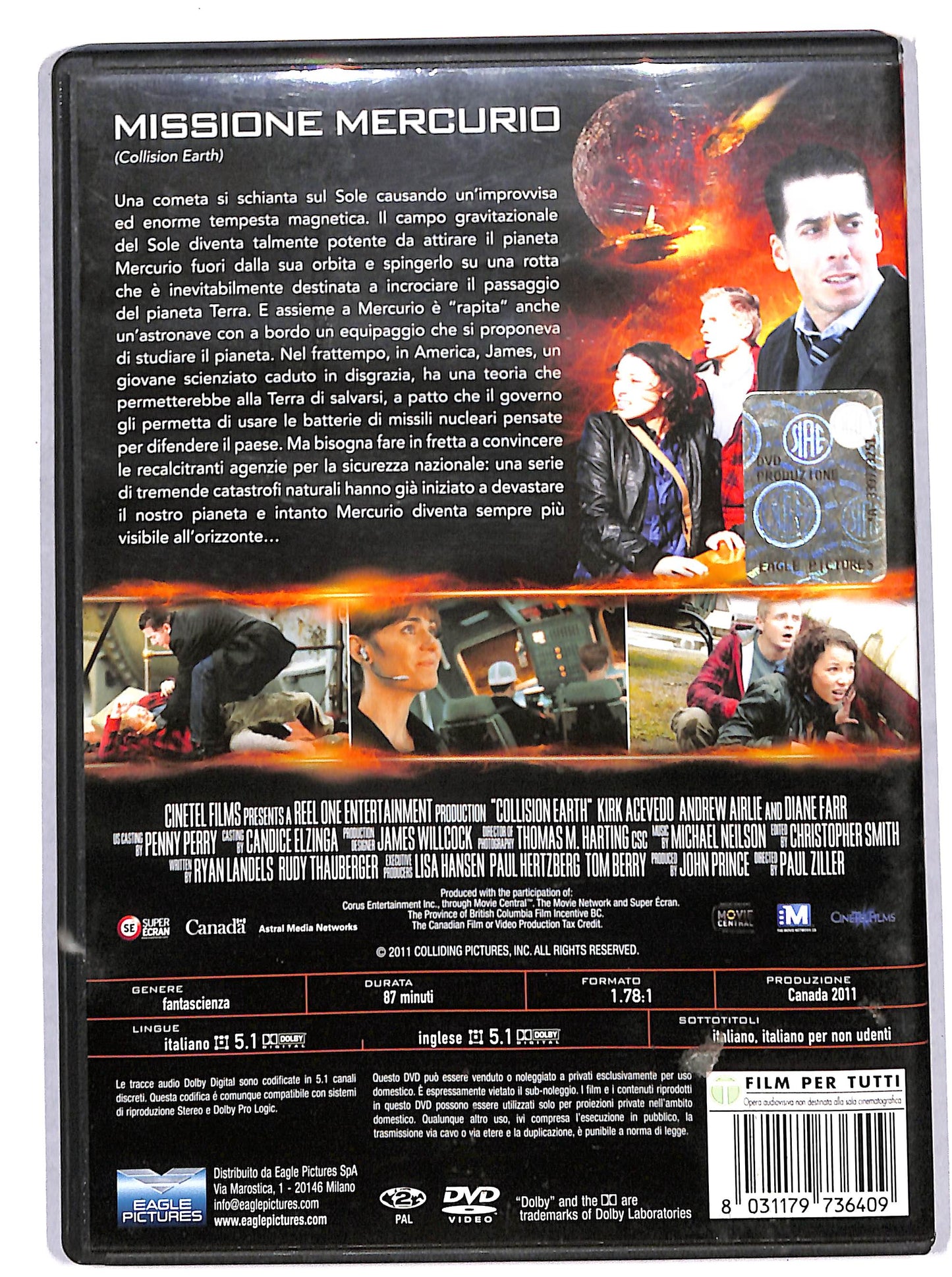 EBOND Missione Mercurio DVD D676235