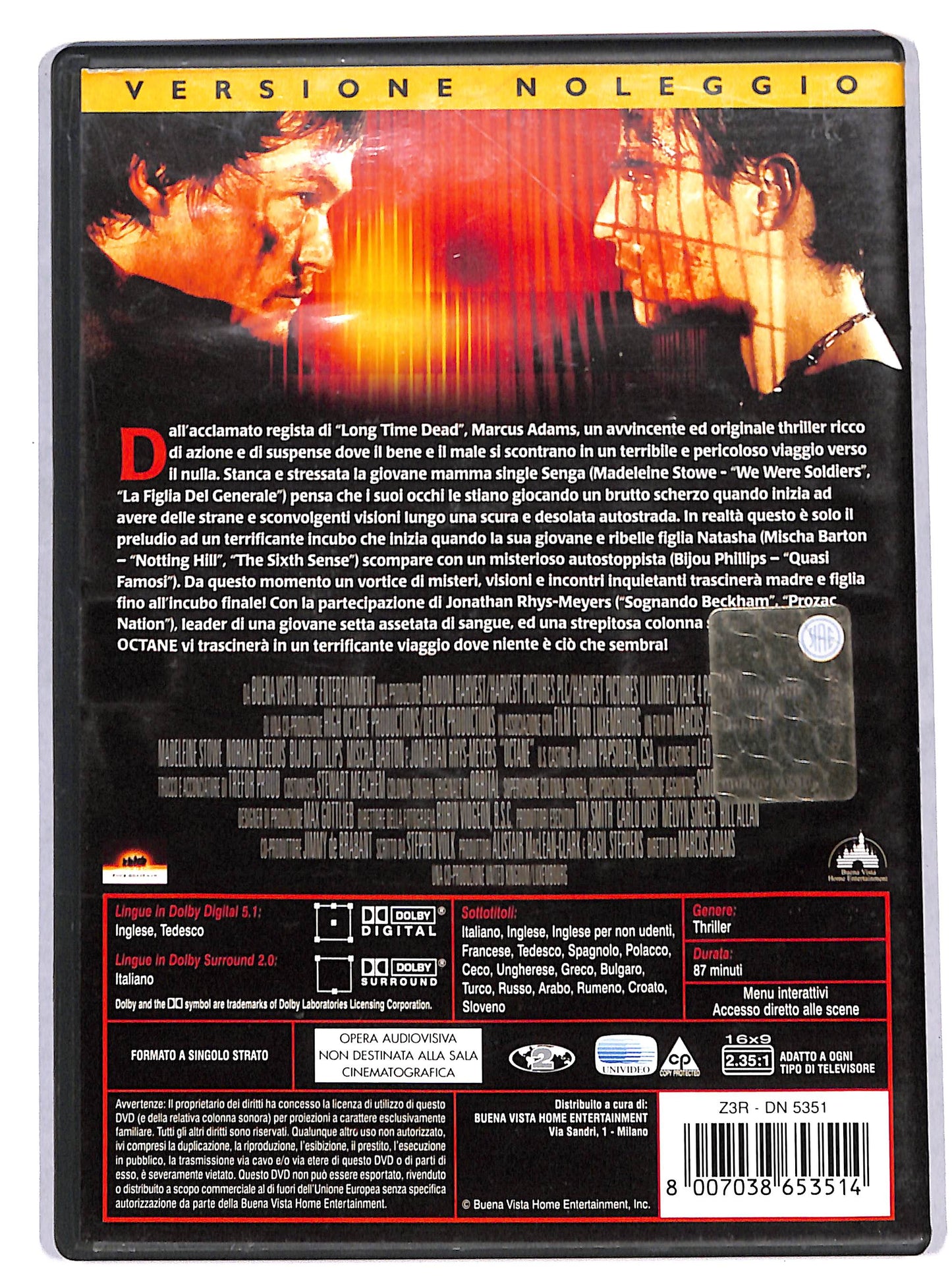 EBOND Octane  NOLEGGIO DVD D676245