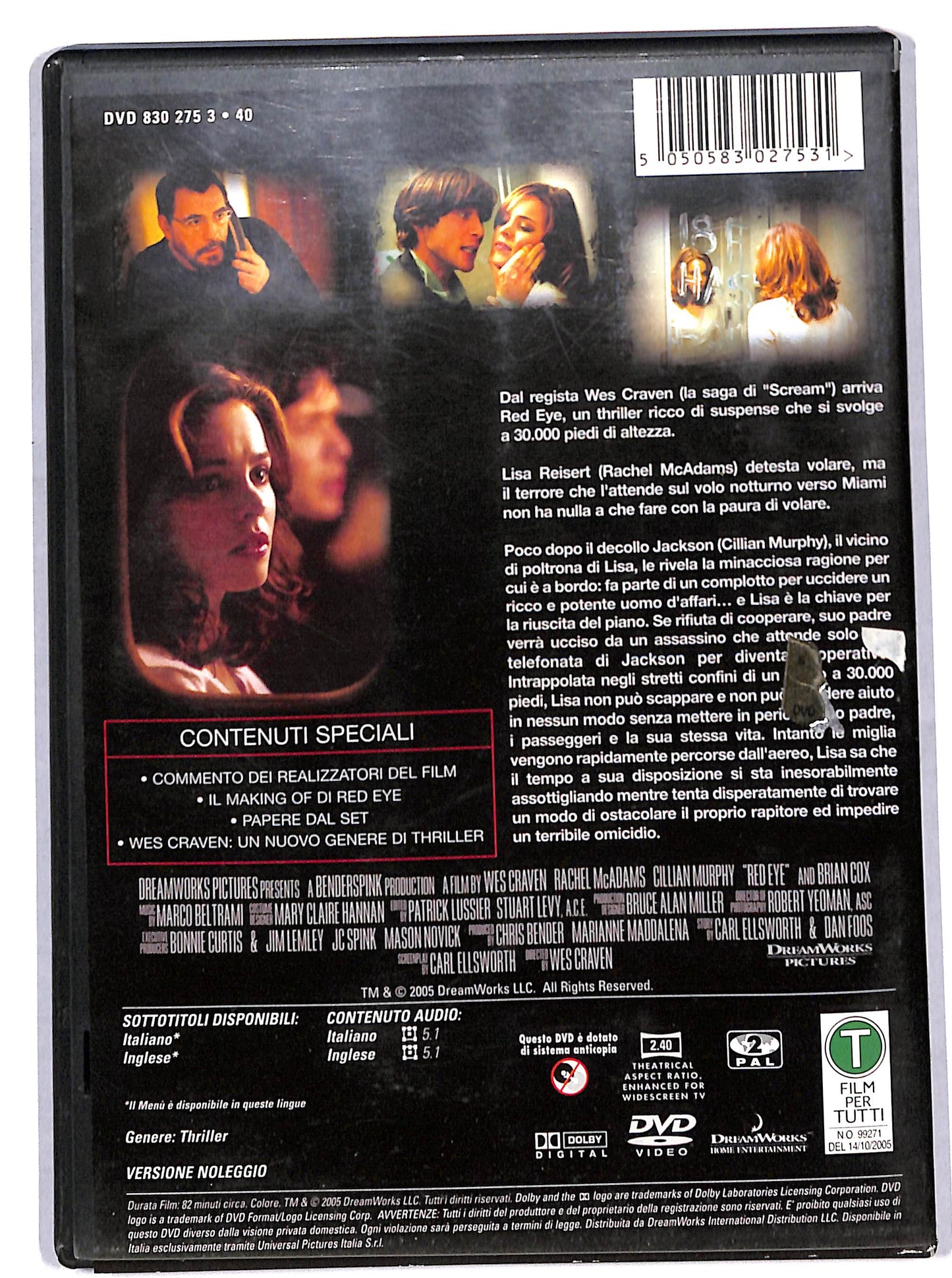 EBOND red eye  NOLEGGIO DVD D676303