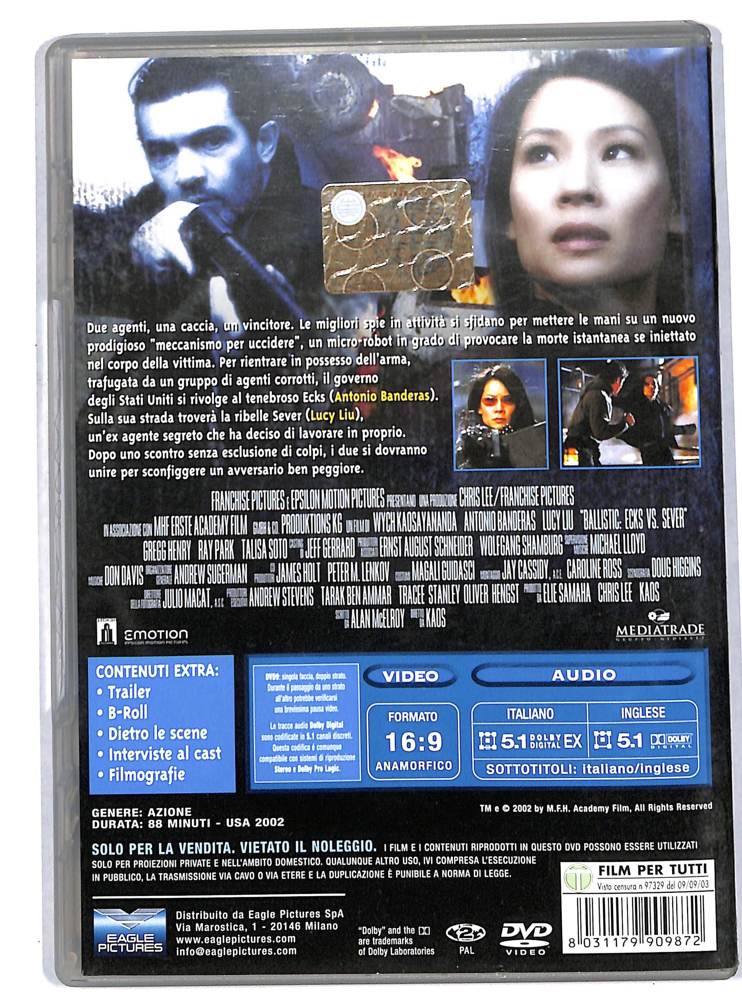 EBOND ballistic DVD D676343