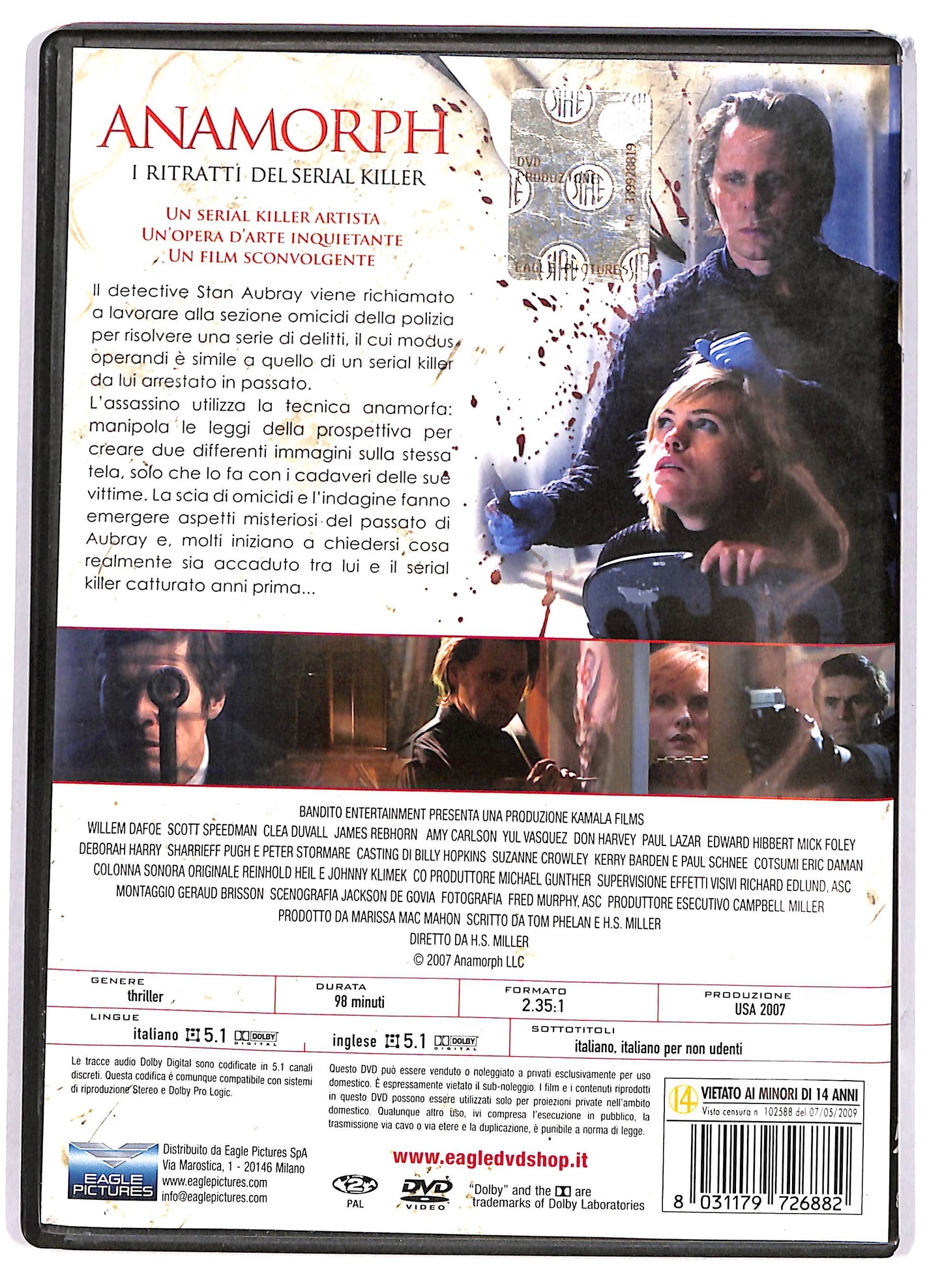 EBOND Anamorph - I ritratti del serial killer NOLEGGIO DVD D676402