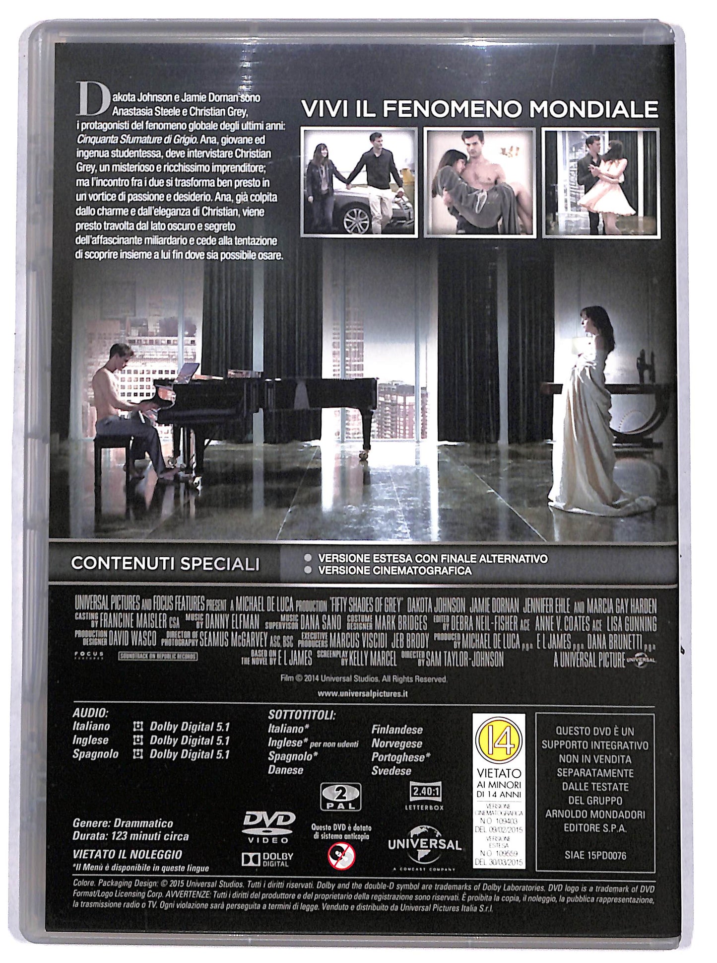 EBOND Cinquanta sfumature di grigio  EDITORIALE DVD D676509